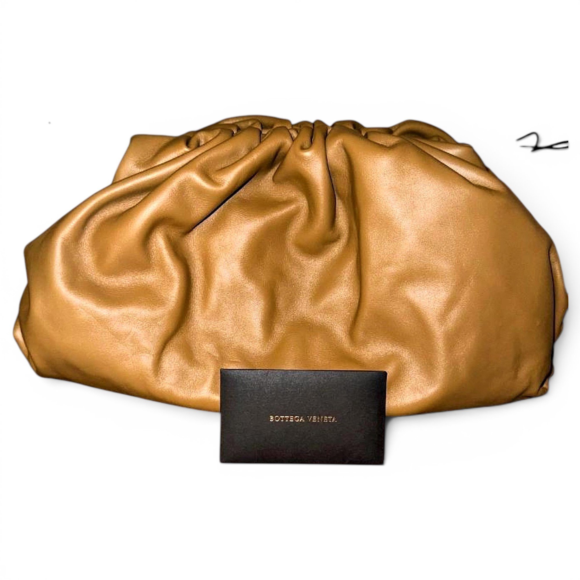 Pouch leather handbag