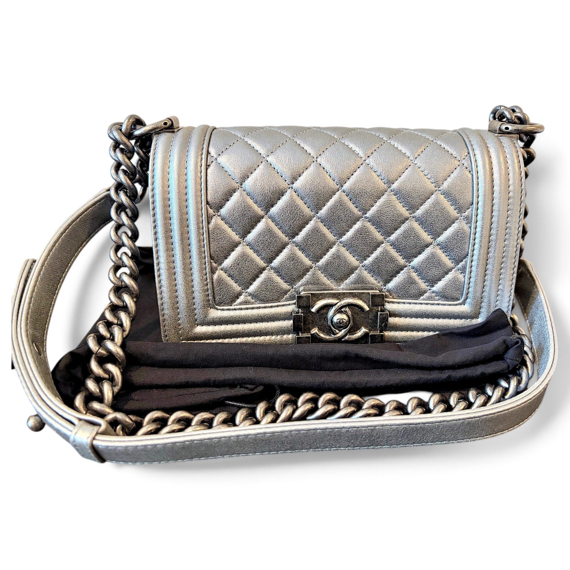 Boy leather handbag
