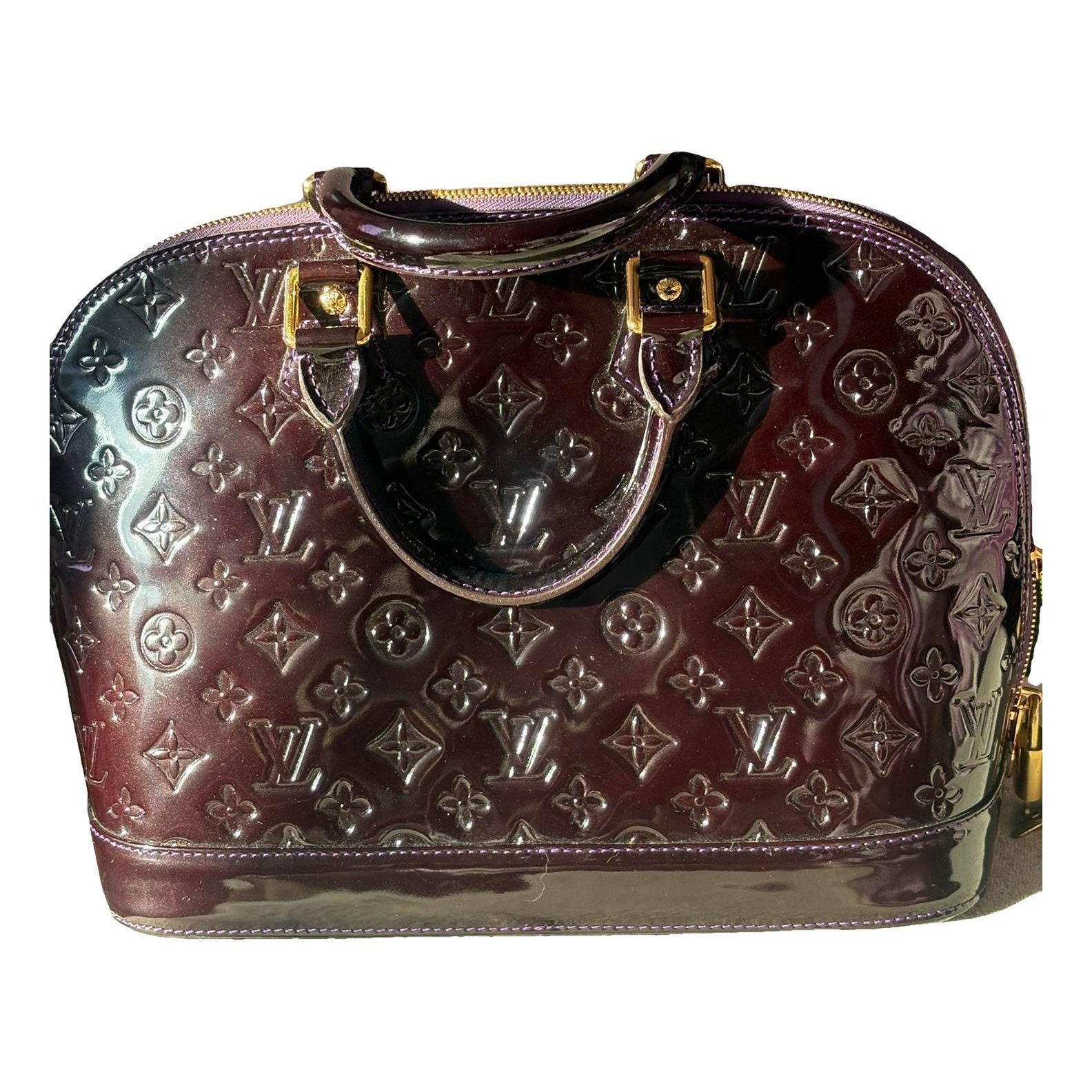 Alma patent leather handbag