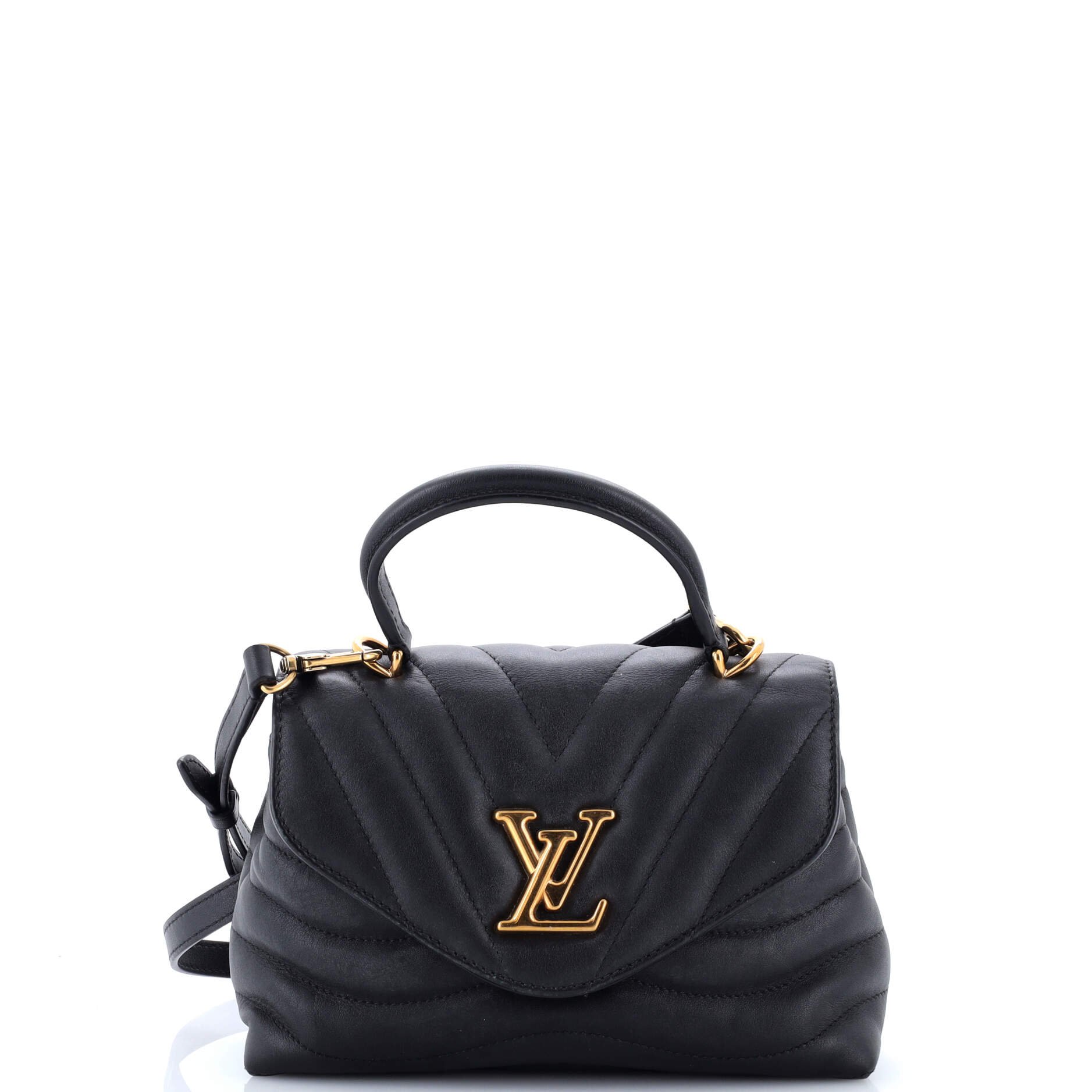 Louis Vuitton New Wave Hold Me Top Handle Bag Quilted Leather