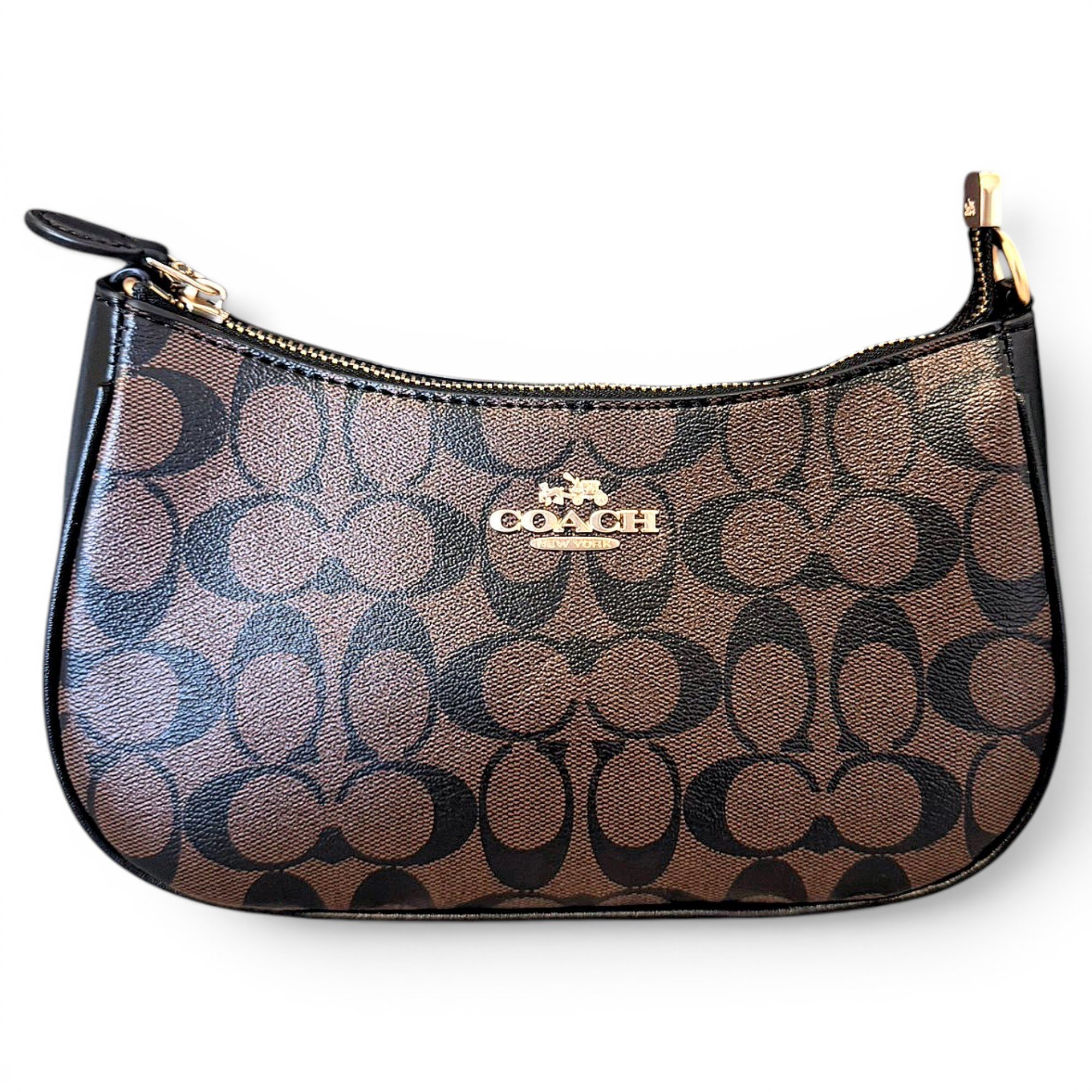 Glitter clutch bag