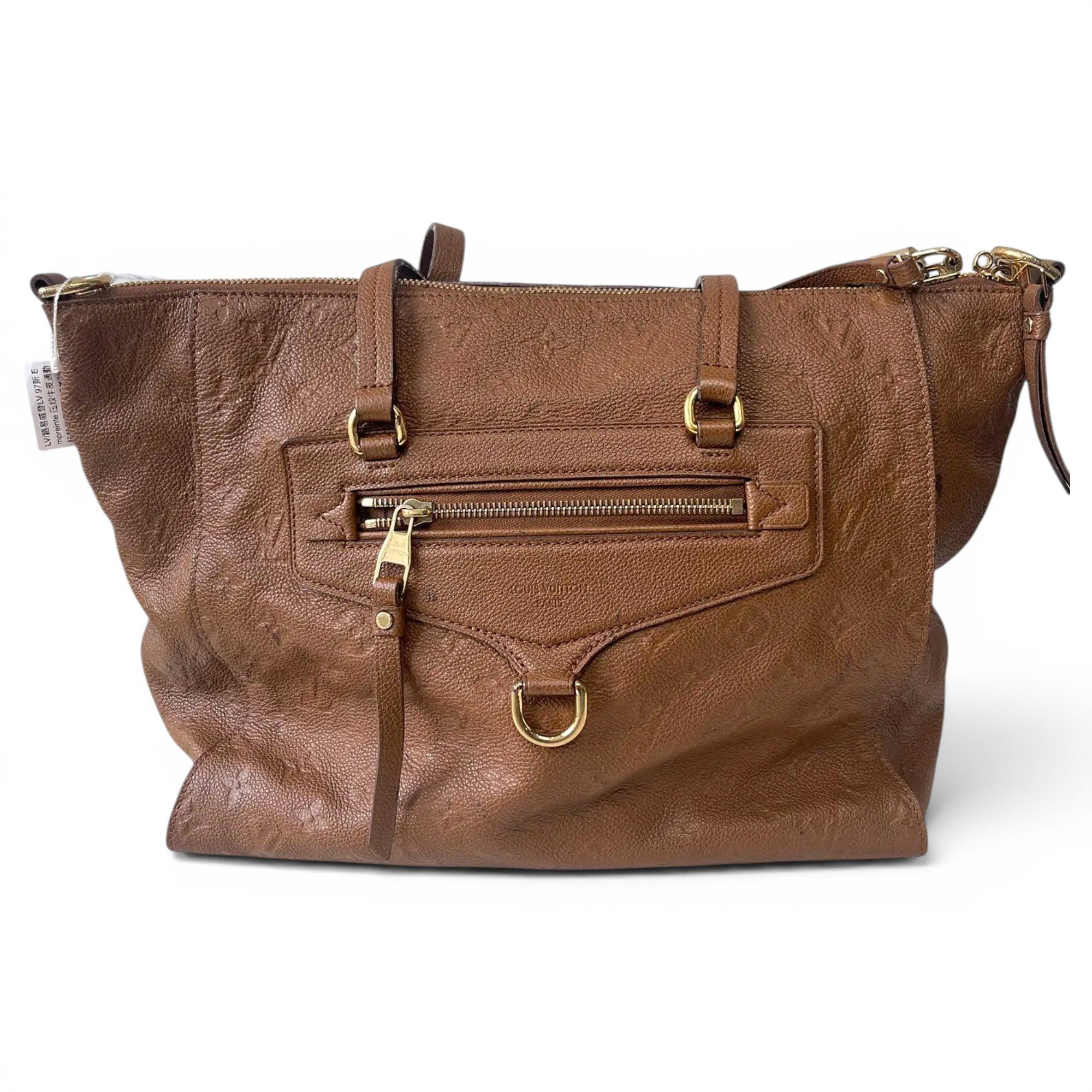 Lumineuse leather handbag