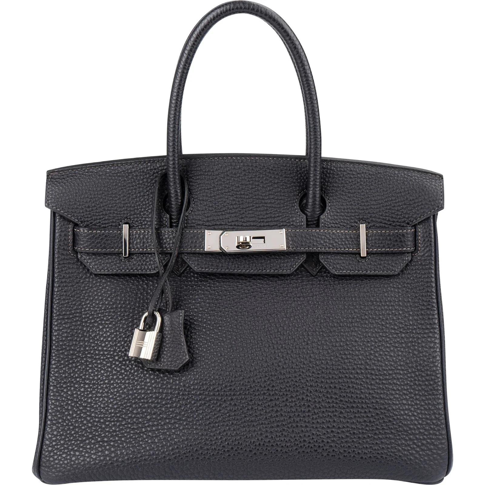 Birkin 30 leather handbag