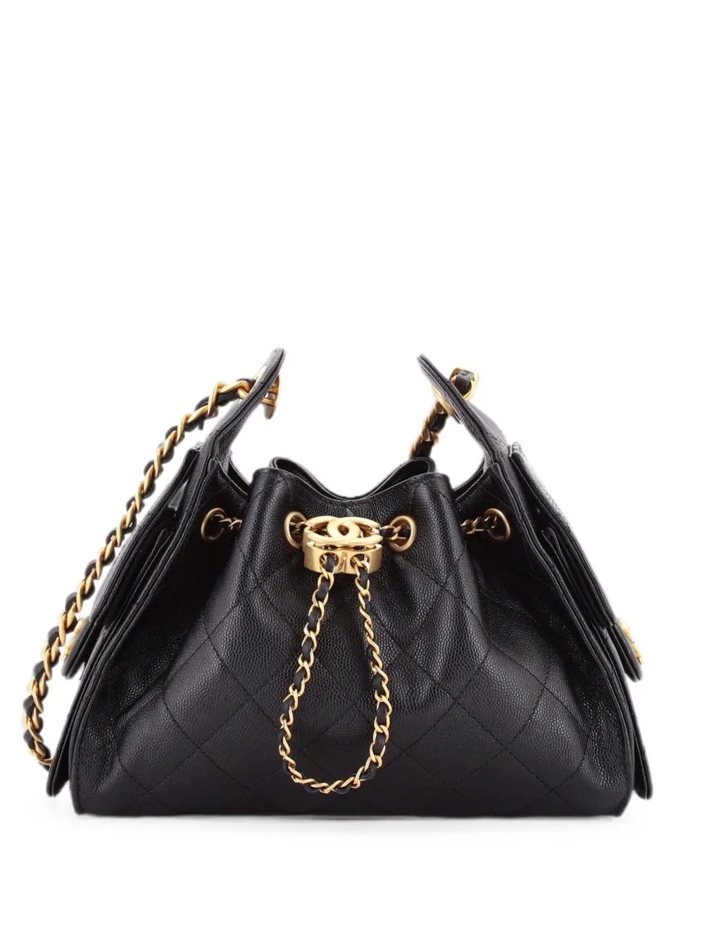25 Quilted Caviar Mini hobo bag