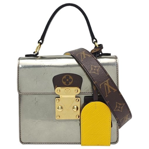 Spring street patent leather handbag