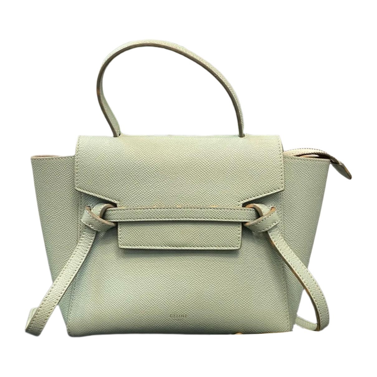 Belt leather handbag