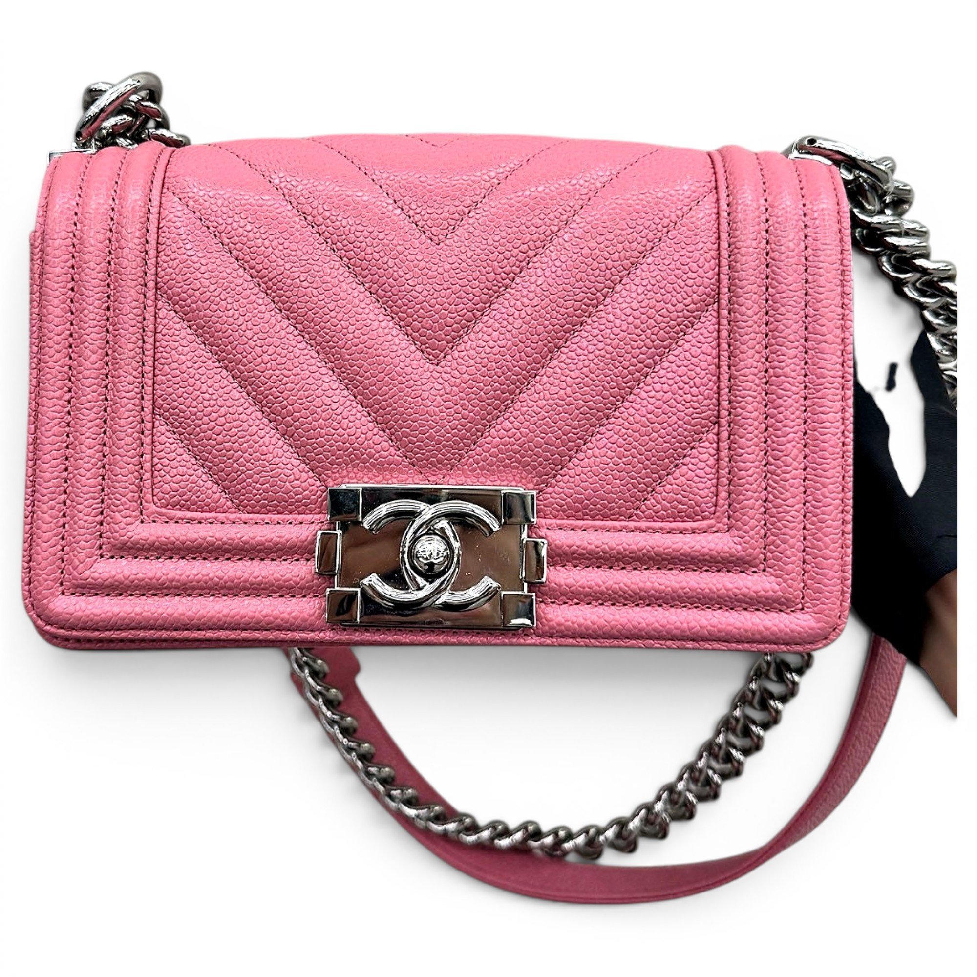 Boy leather crossbody bag