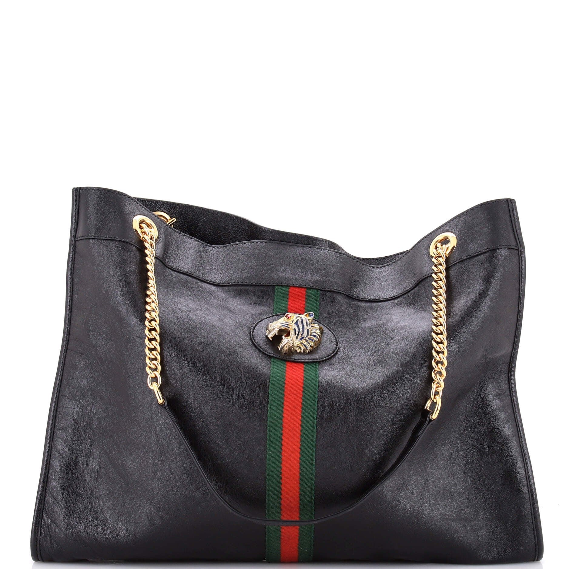 Leather tote