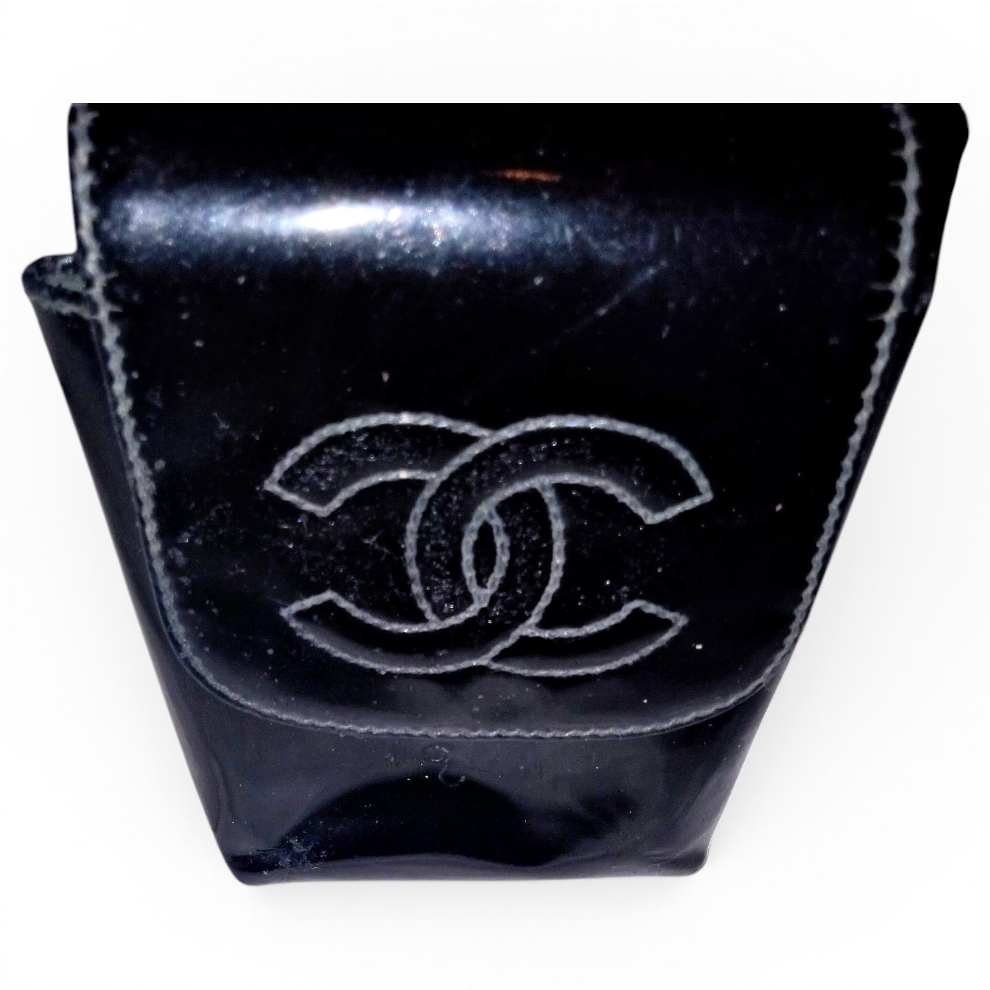 Timeless/Classique patent leather clutch bag