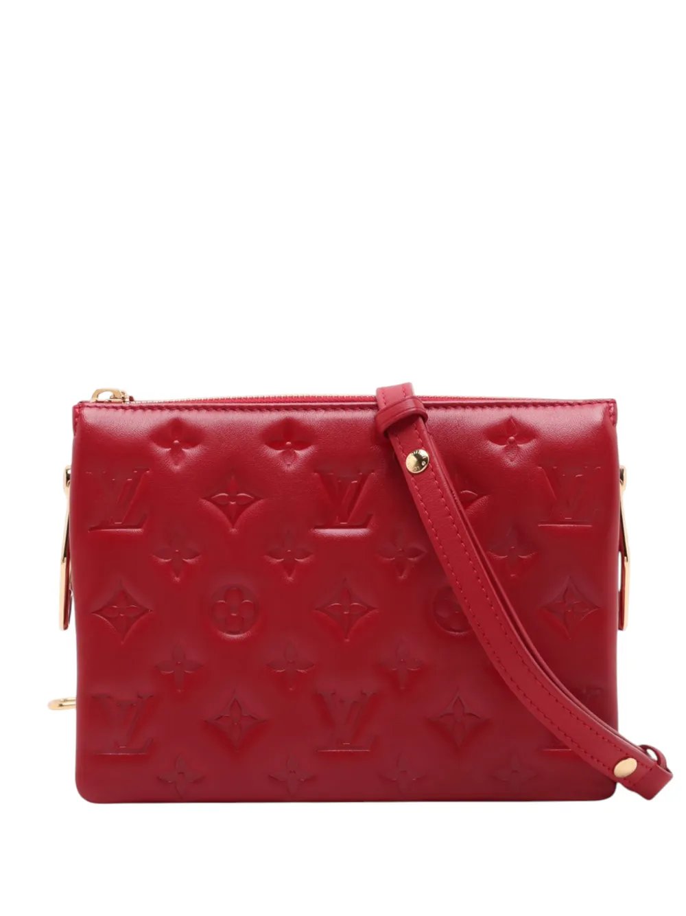 2021-2026 Monogram Embossed Lambskin Coussin BB satchel