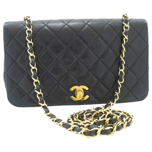 Trendy CC Flap leather handbag