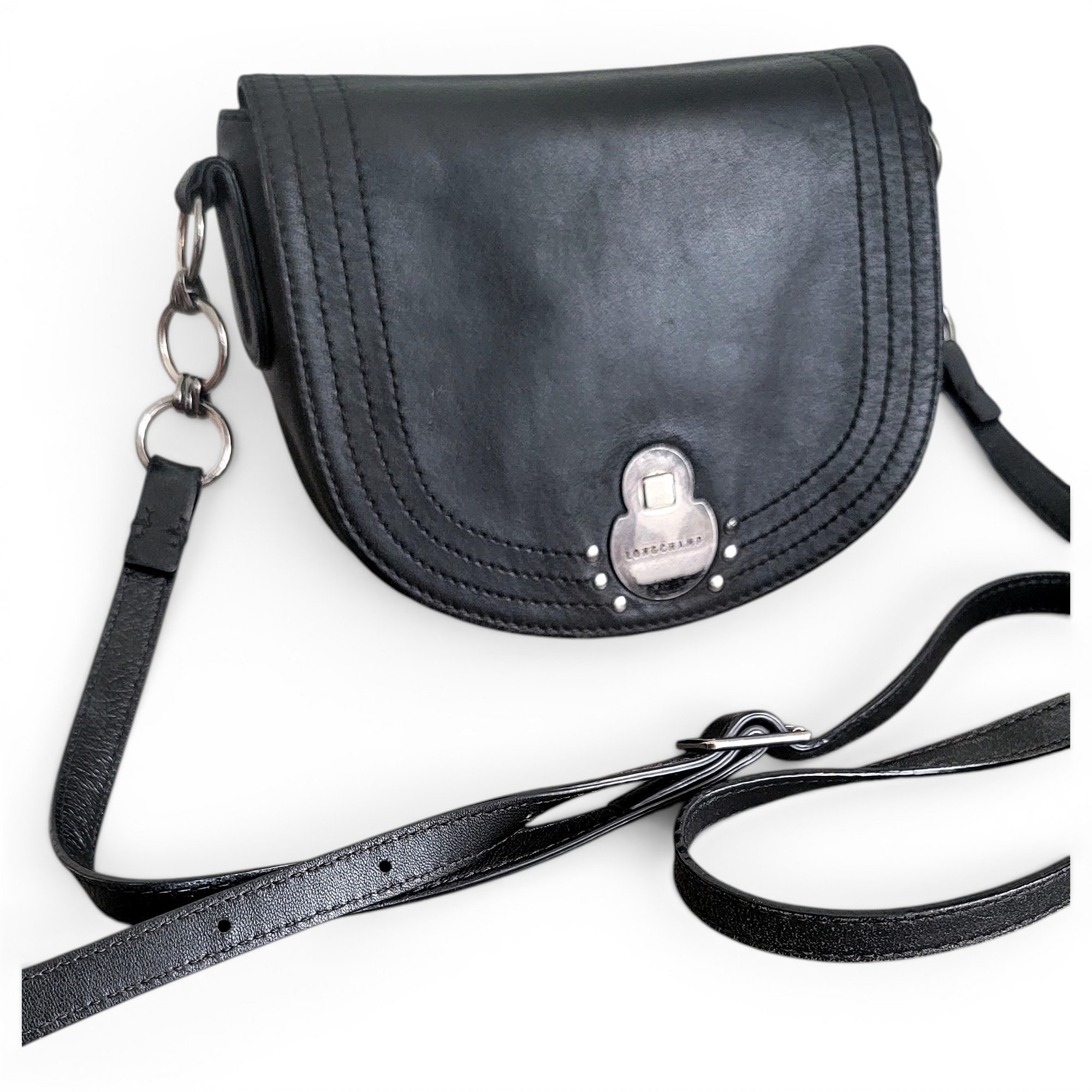 Leather crossbody bag