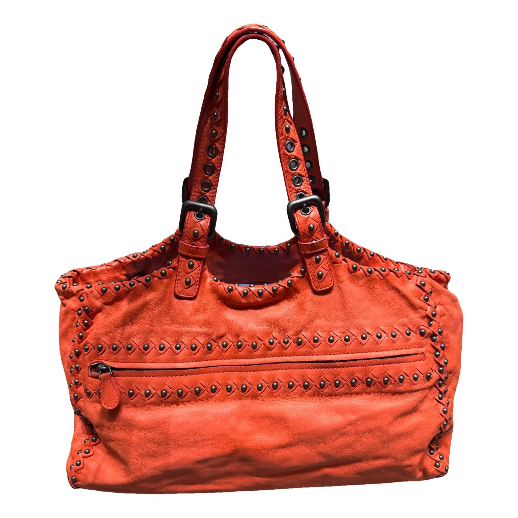 Fourre-Tout leather handbag