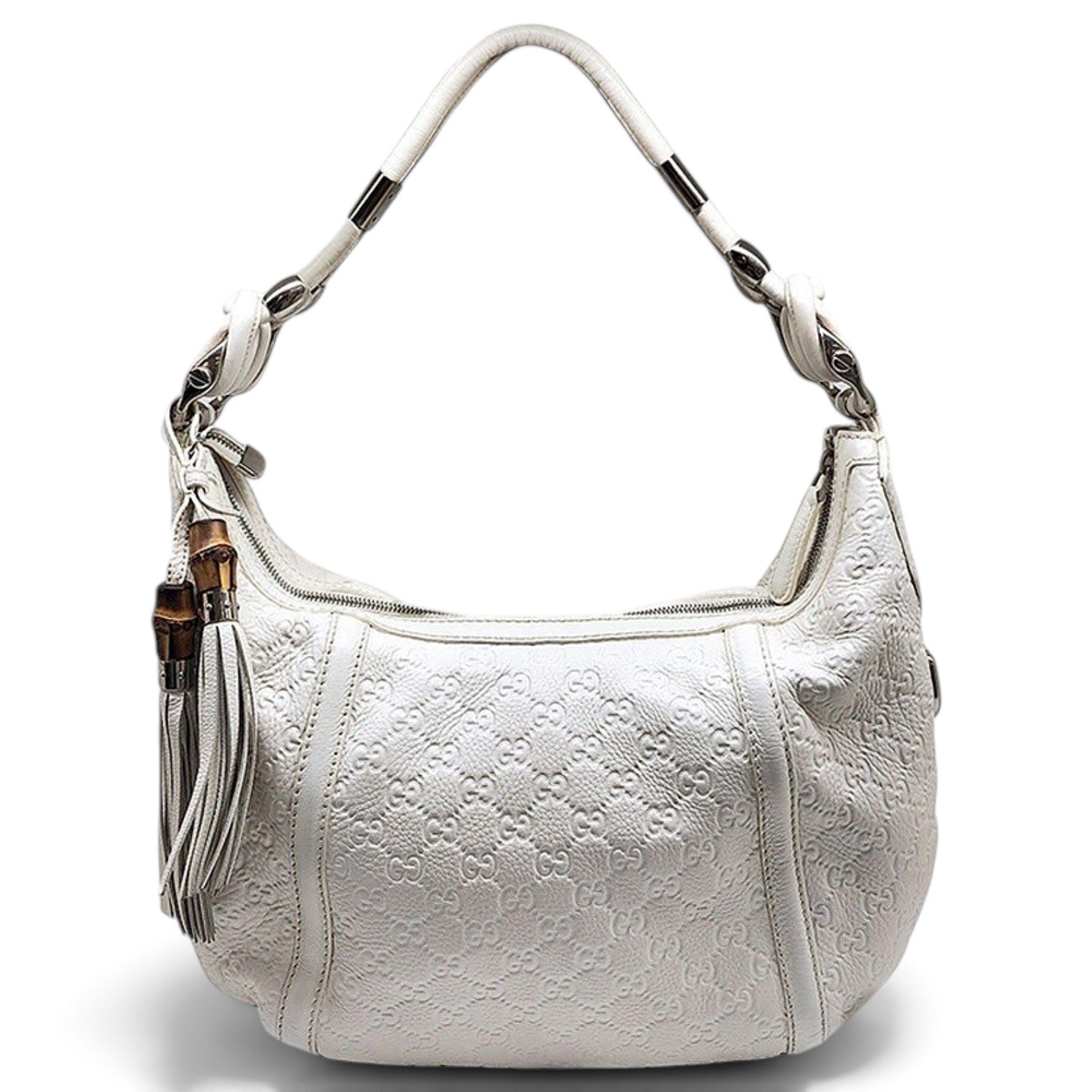 Bamboo leather handbag