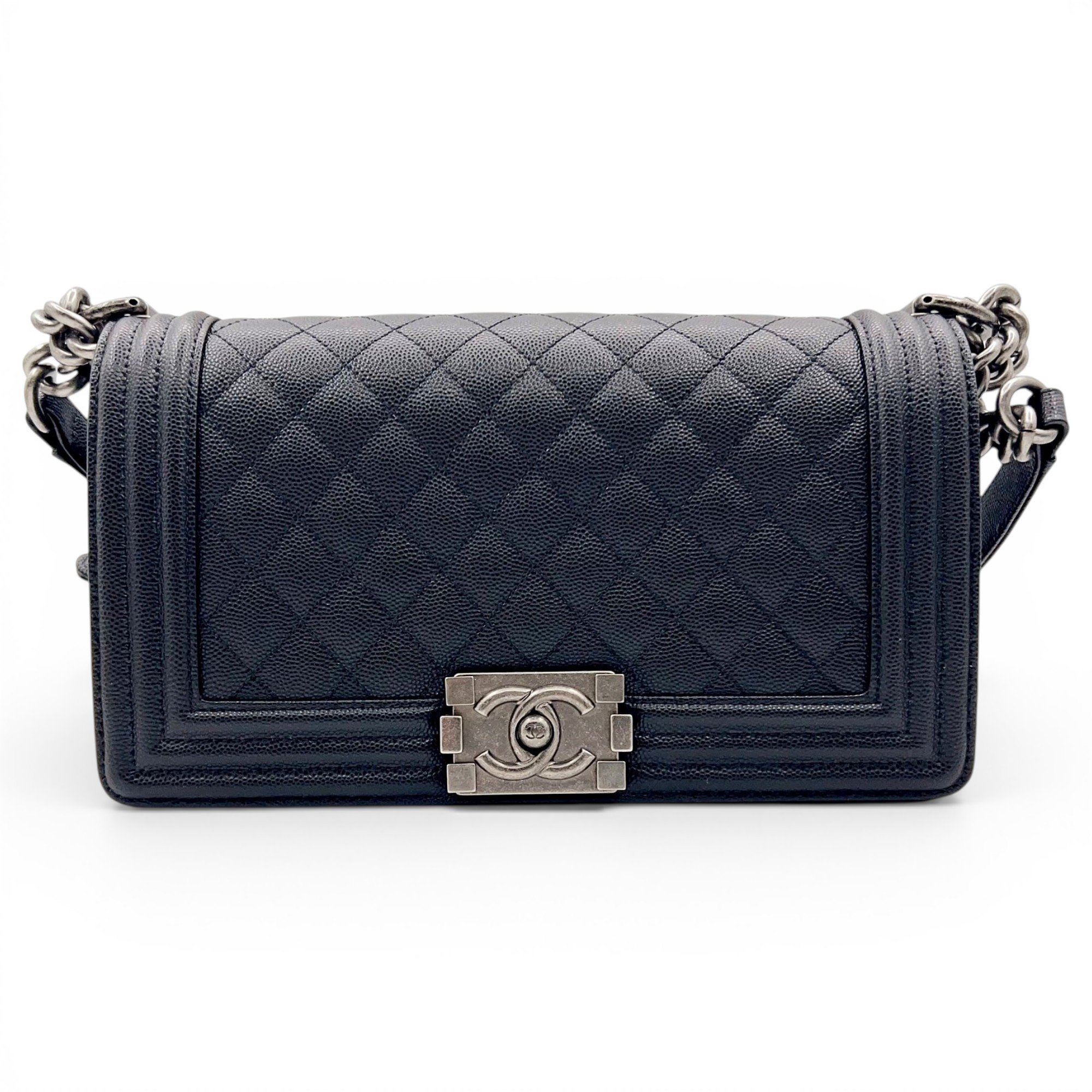 Boy leather crossbody bag