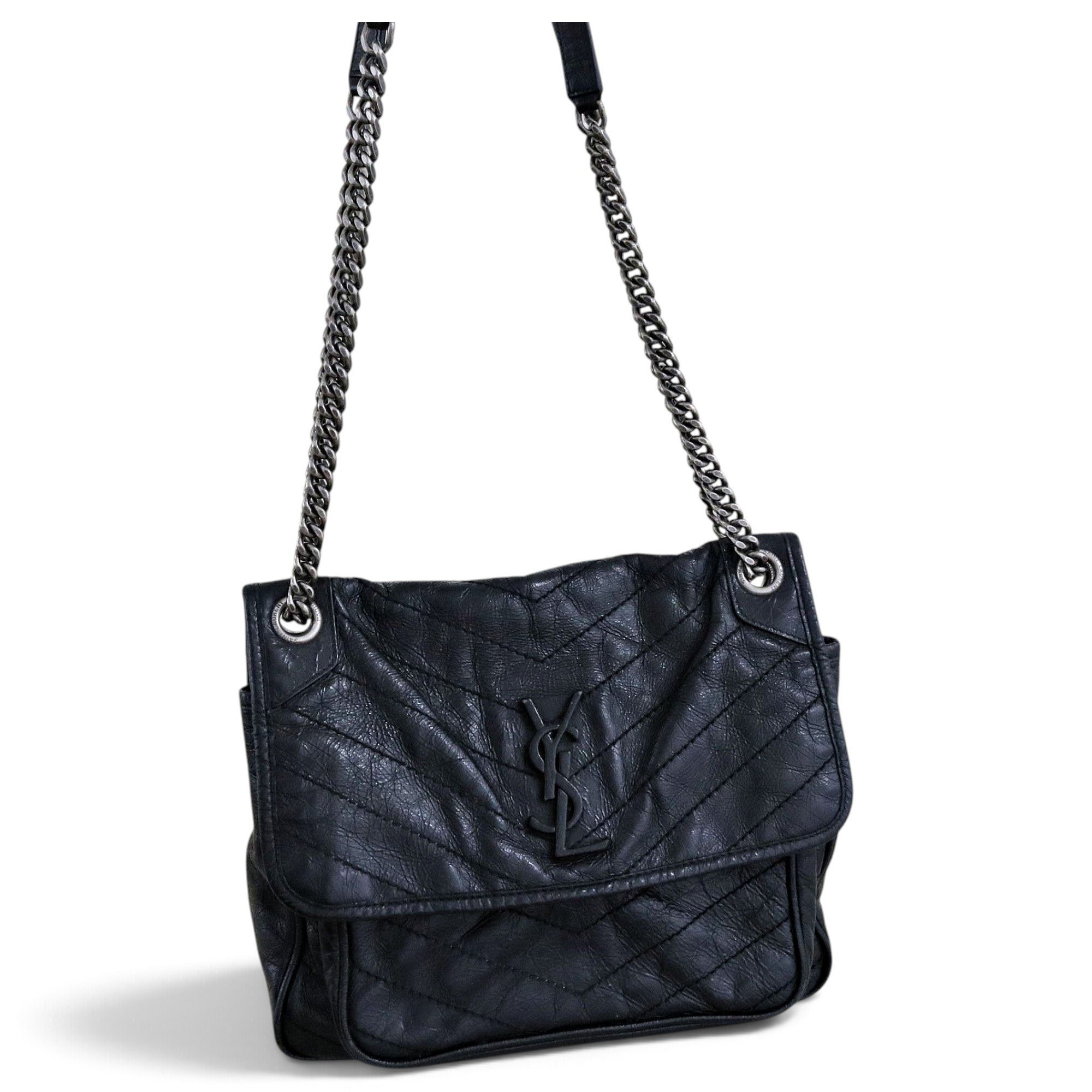 Niki leather crossbody bag