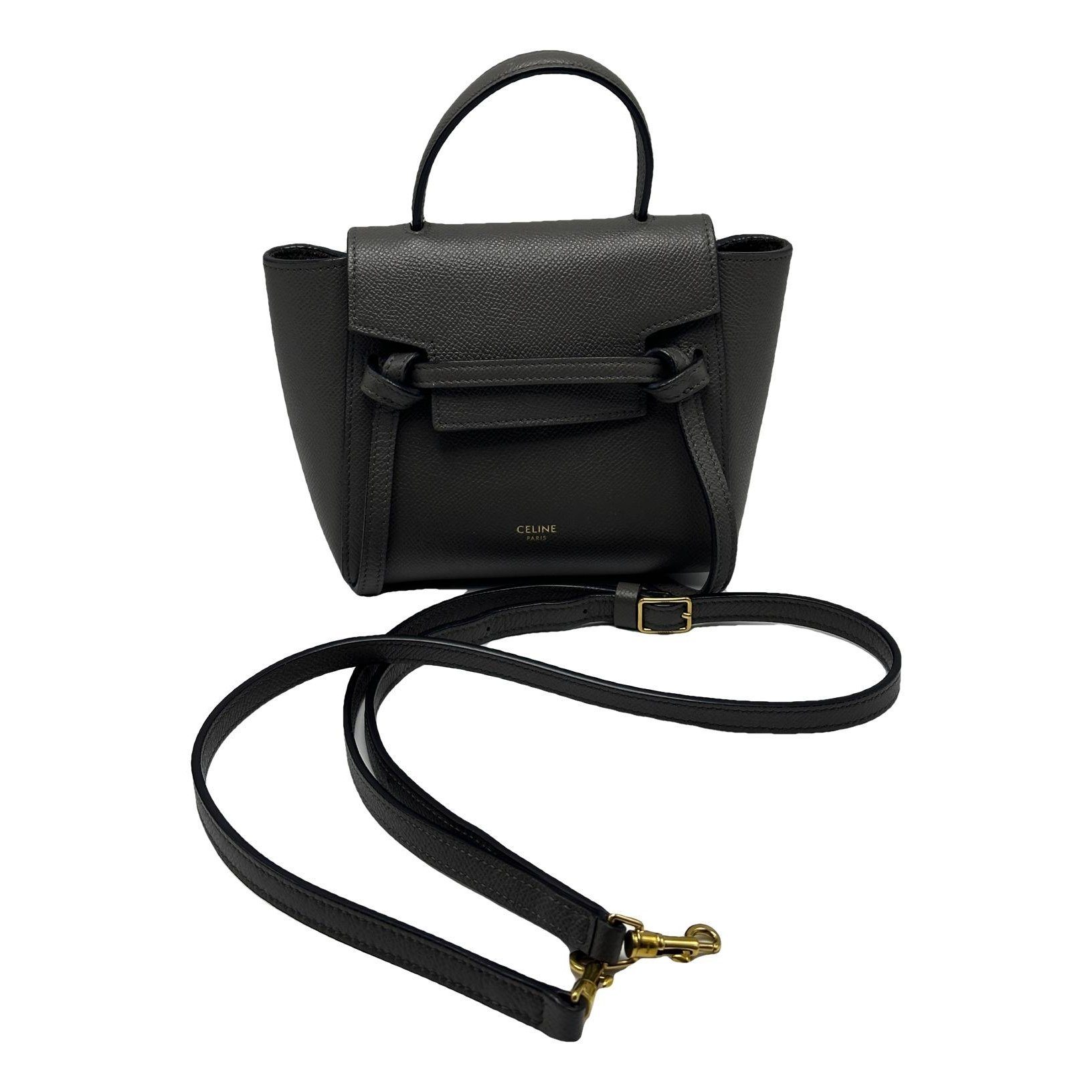 Celine Nano Luggage leather handbag