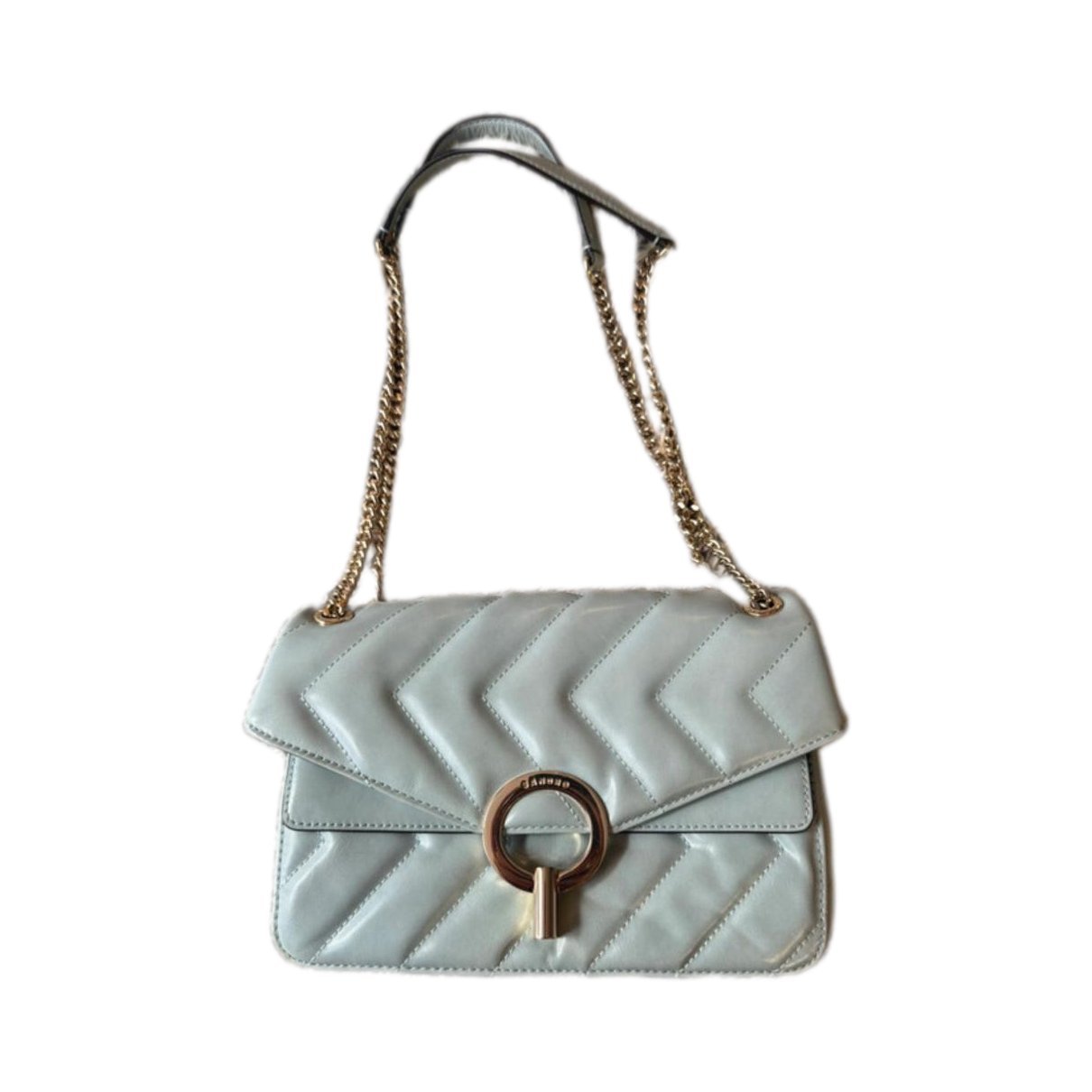 Sandro Yza leather clutch bag
