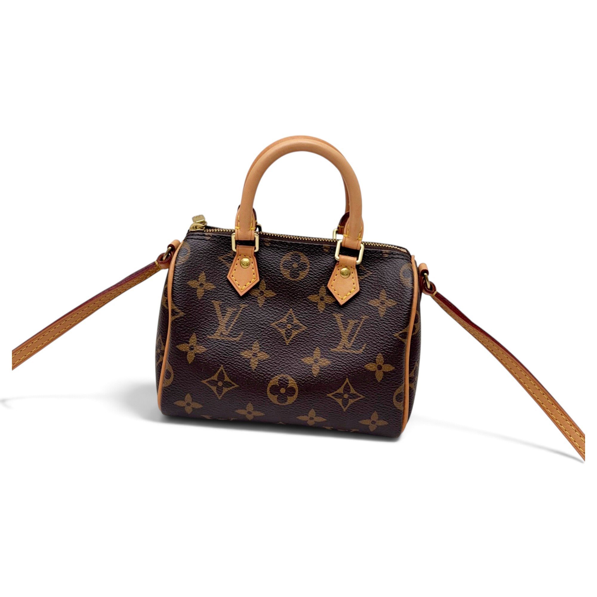 Louis Vuitton Nano Speedy / Mini HL leather handbag