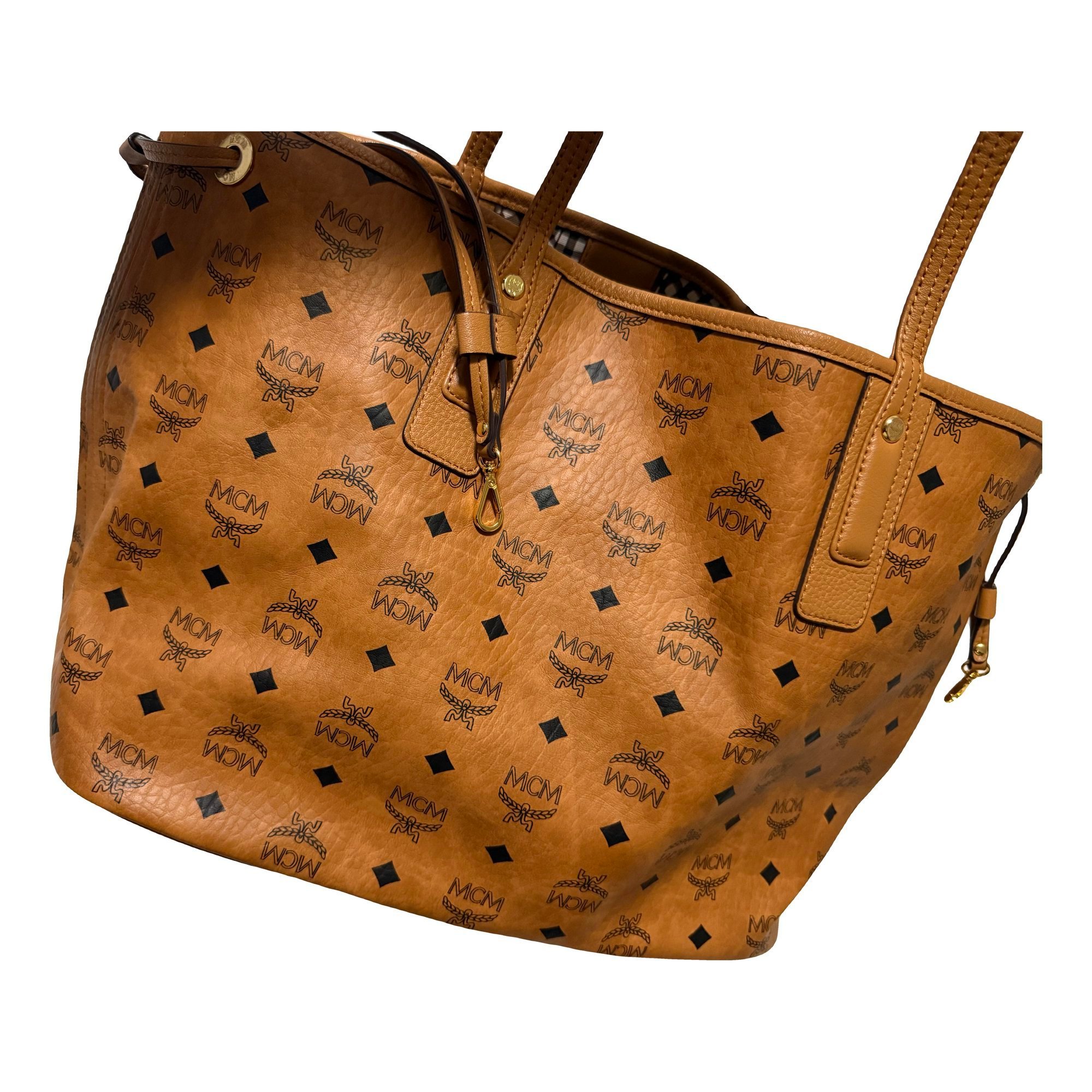 Leather tote