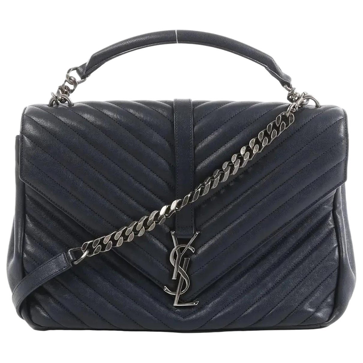 Collége monogramme leather handbag