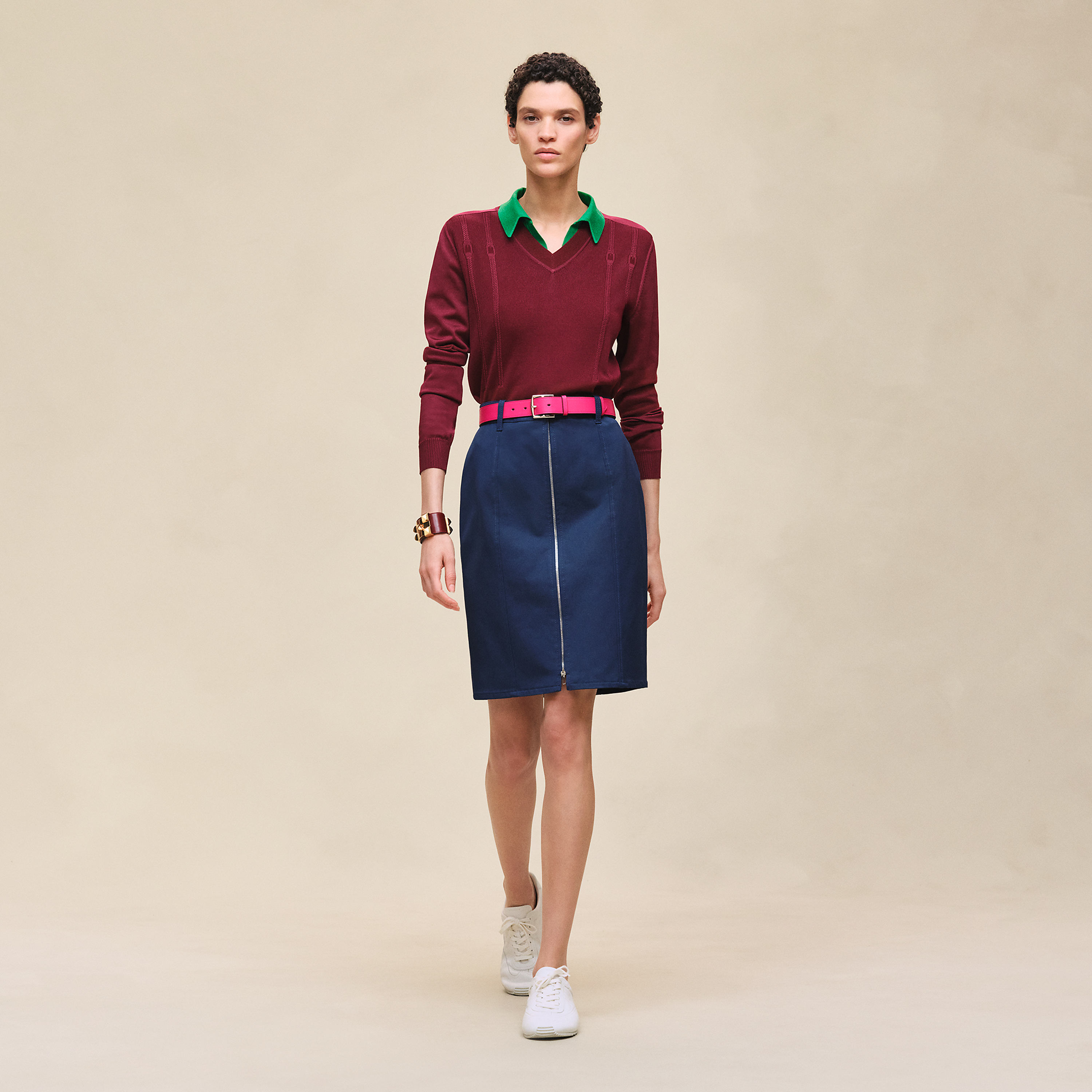 Mid-length skirt