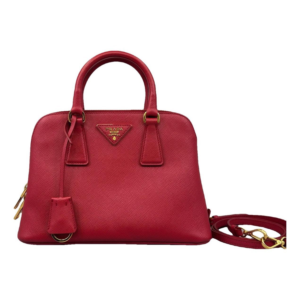 Promenade leather handbag