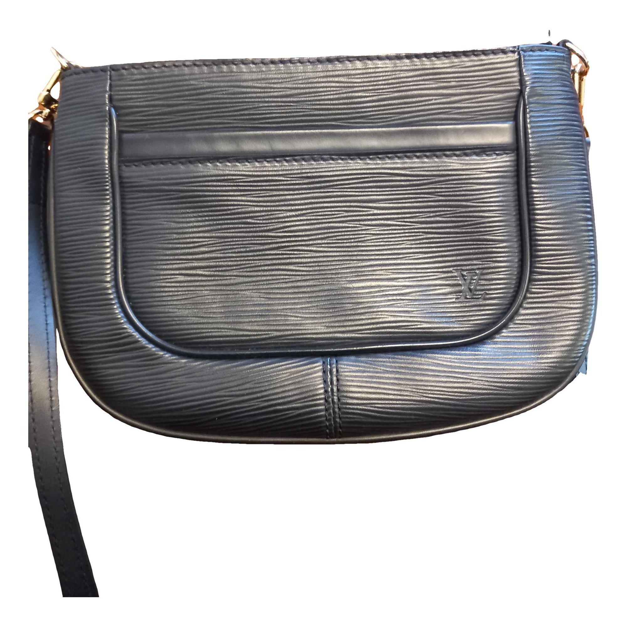 Chaîne Flore leather clutch bag