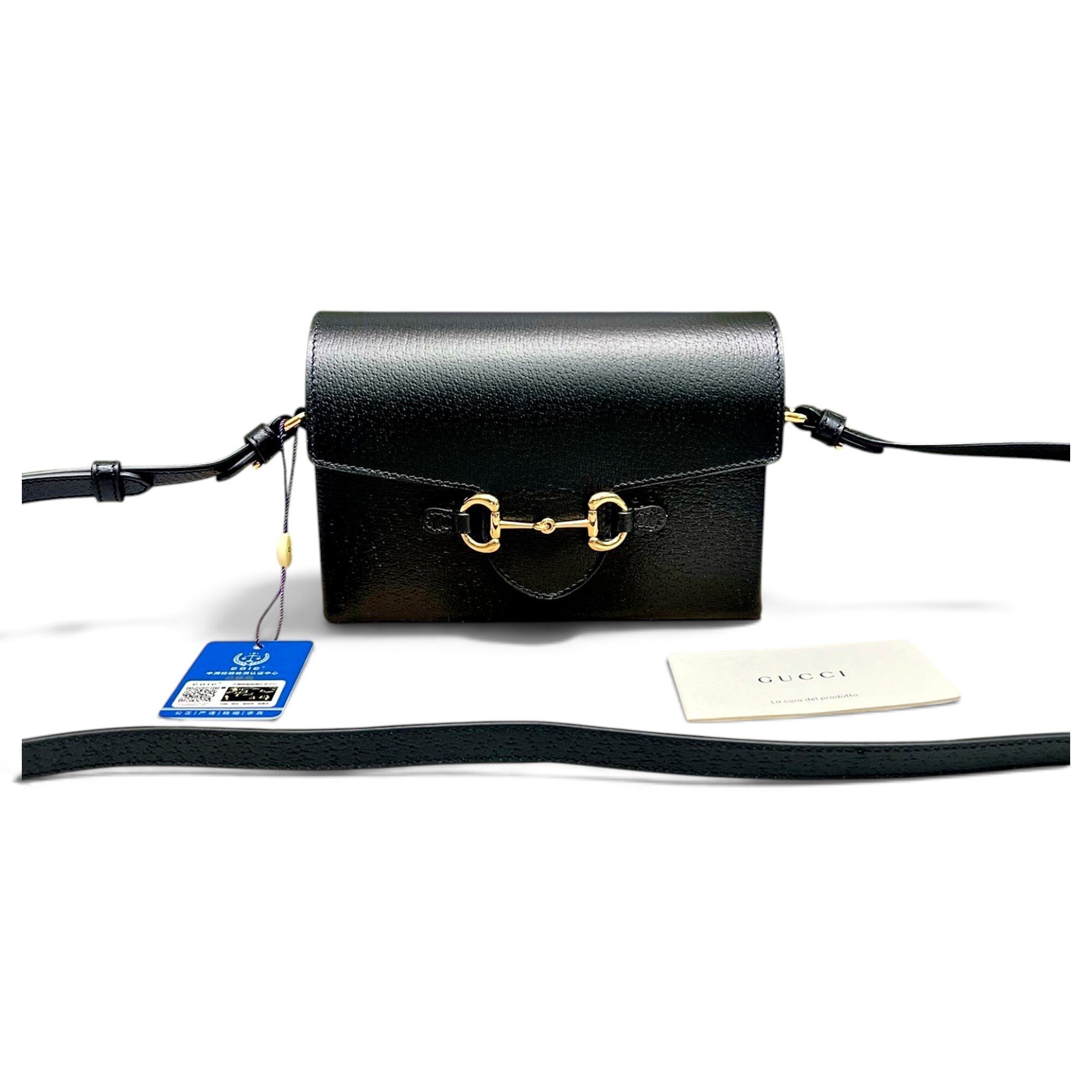 Leather crossbody bag