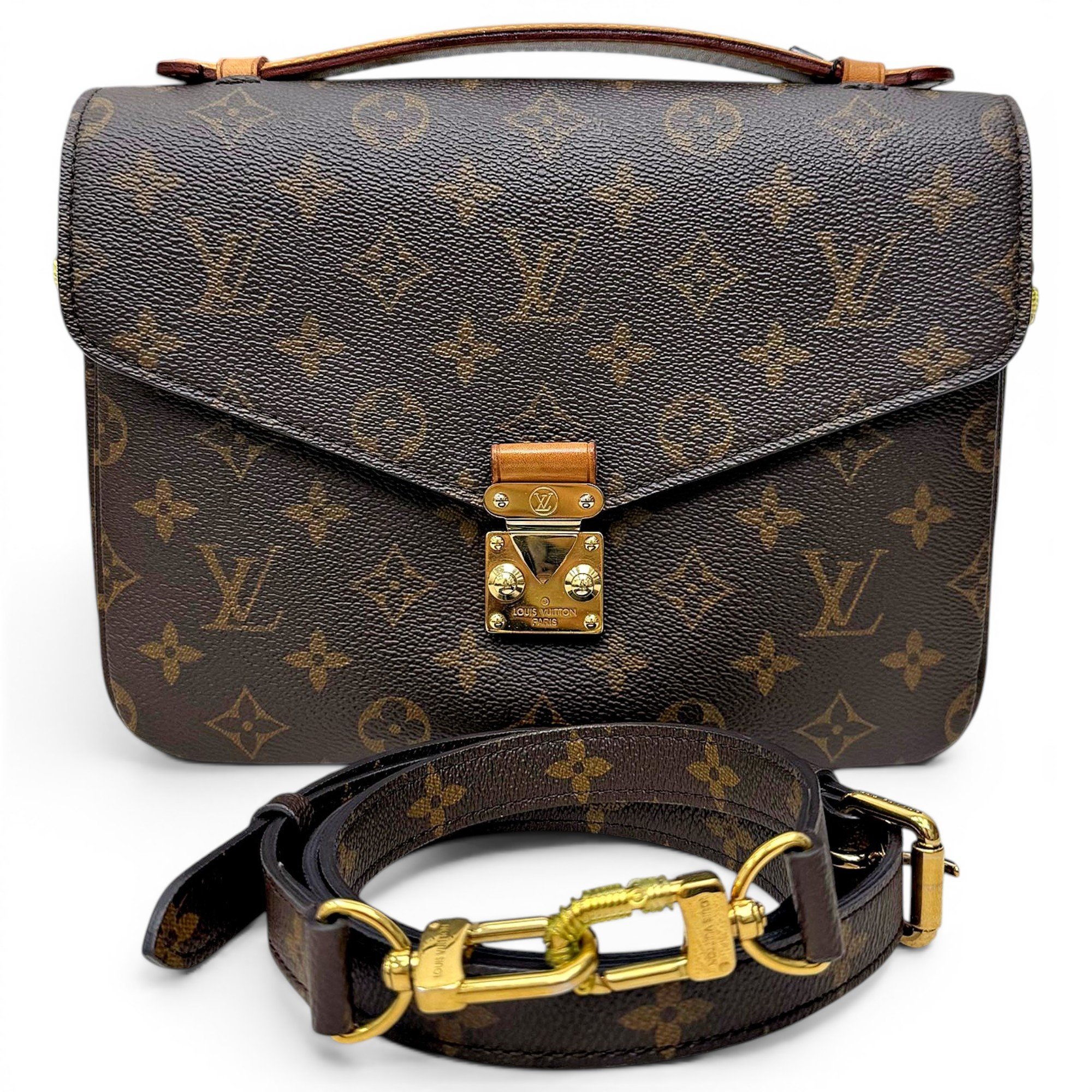 Metis leather handbag