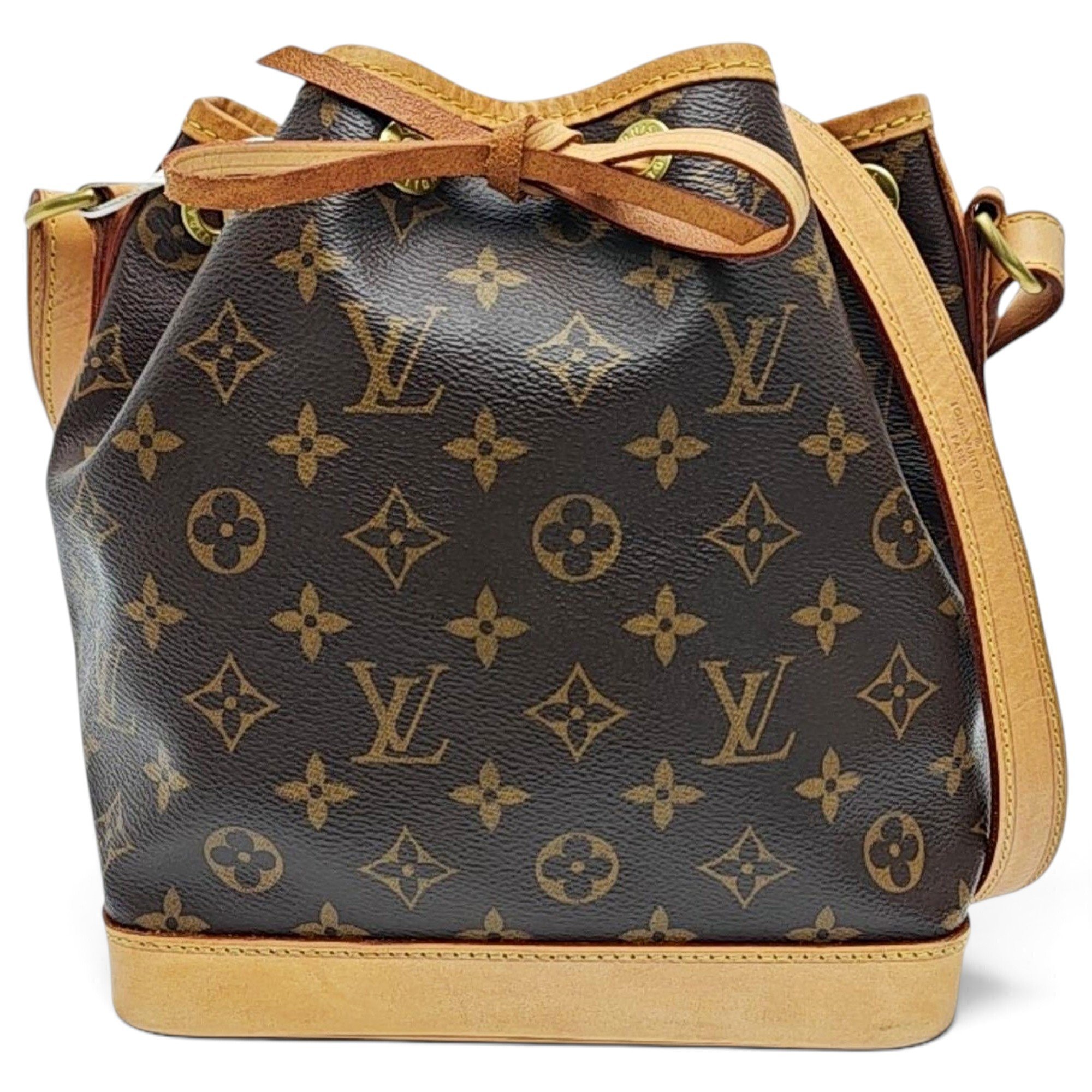Nano Noé leather handbag