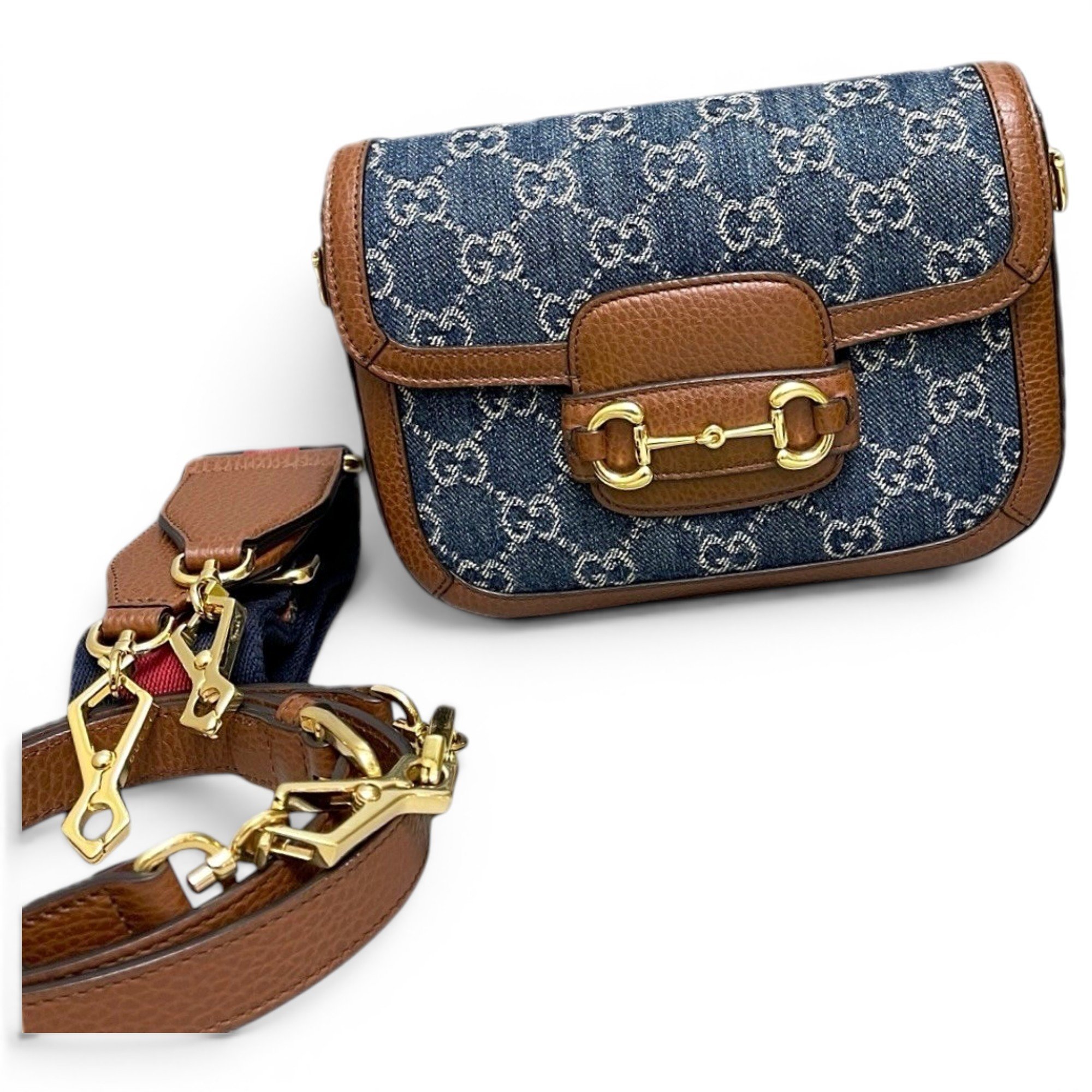 Horsebit 1955 cloth handbag
