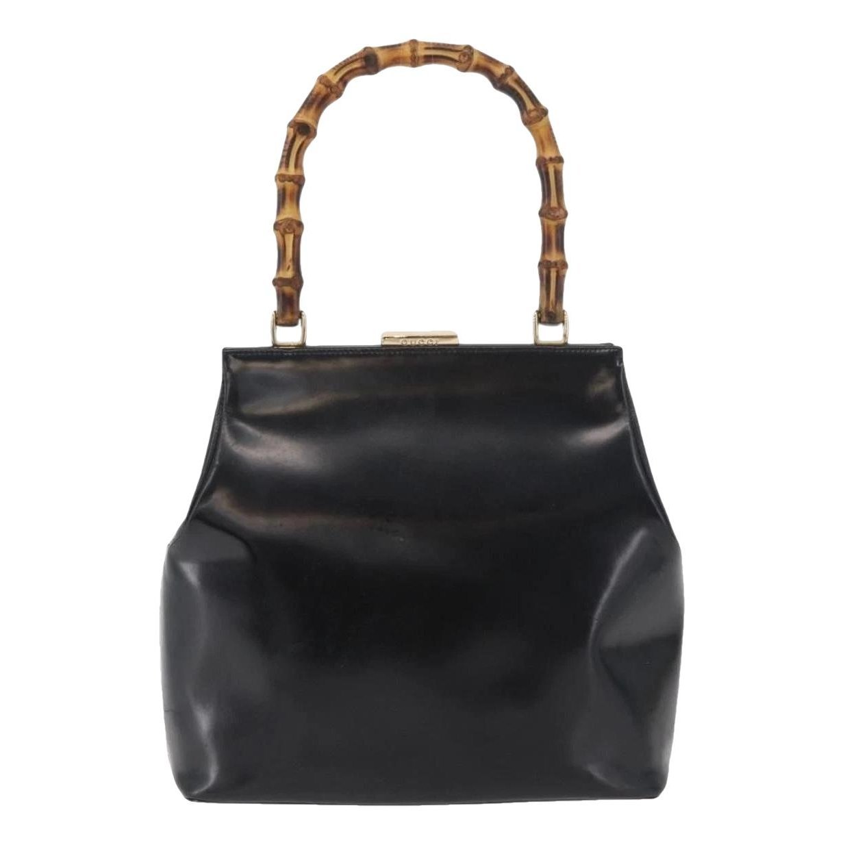 Patent leather handbag