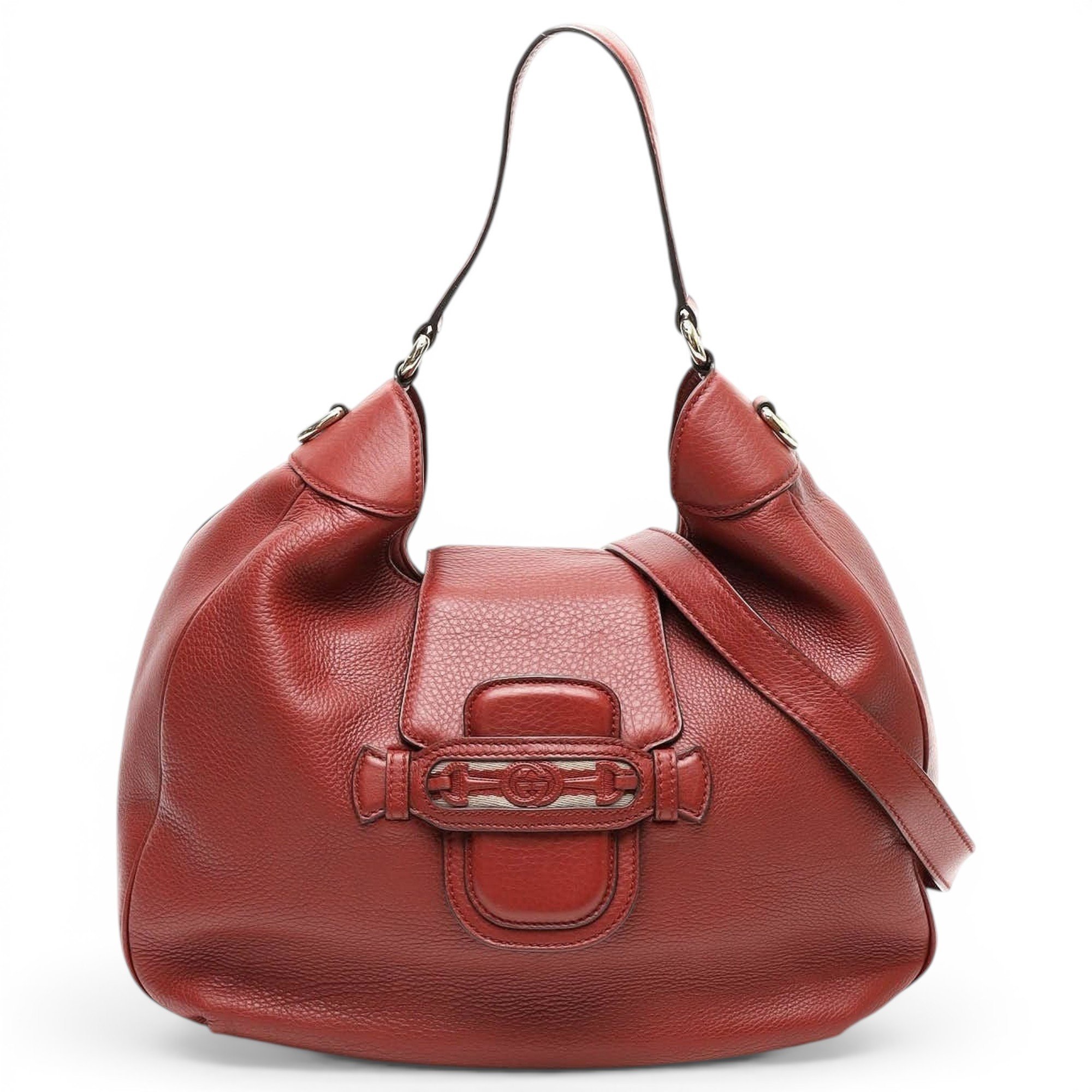 Hobo leather handbag