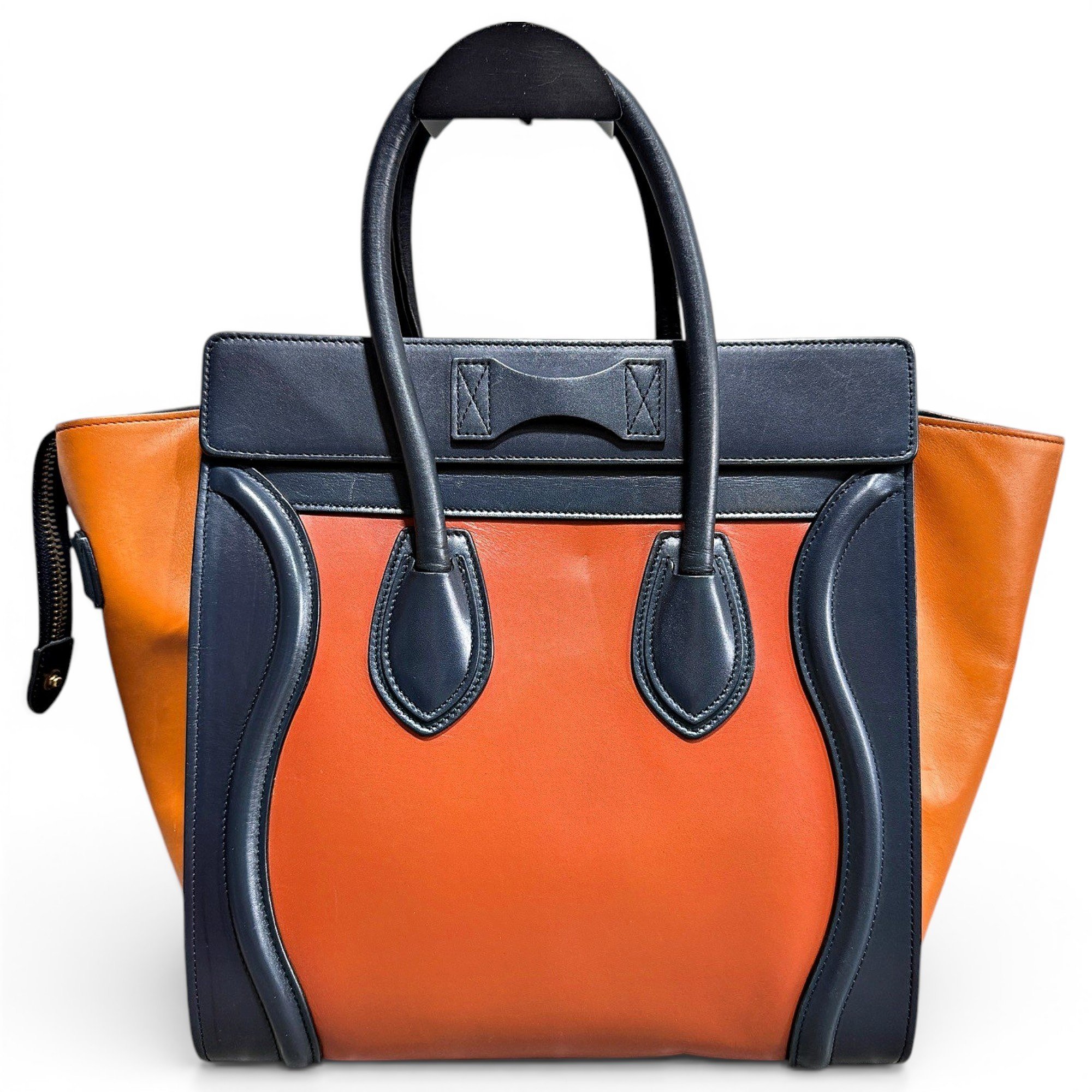 Luggage leather handbag