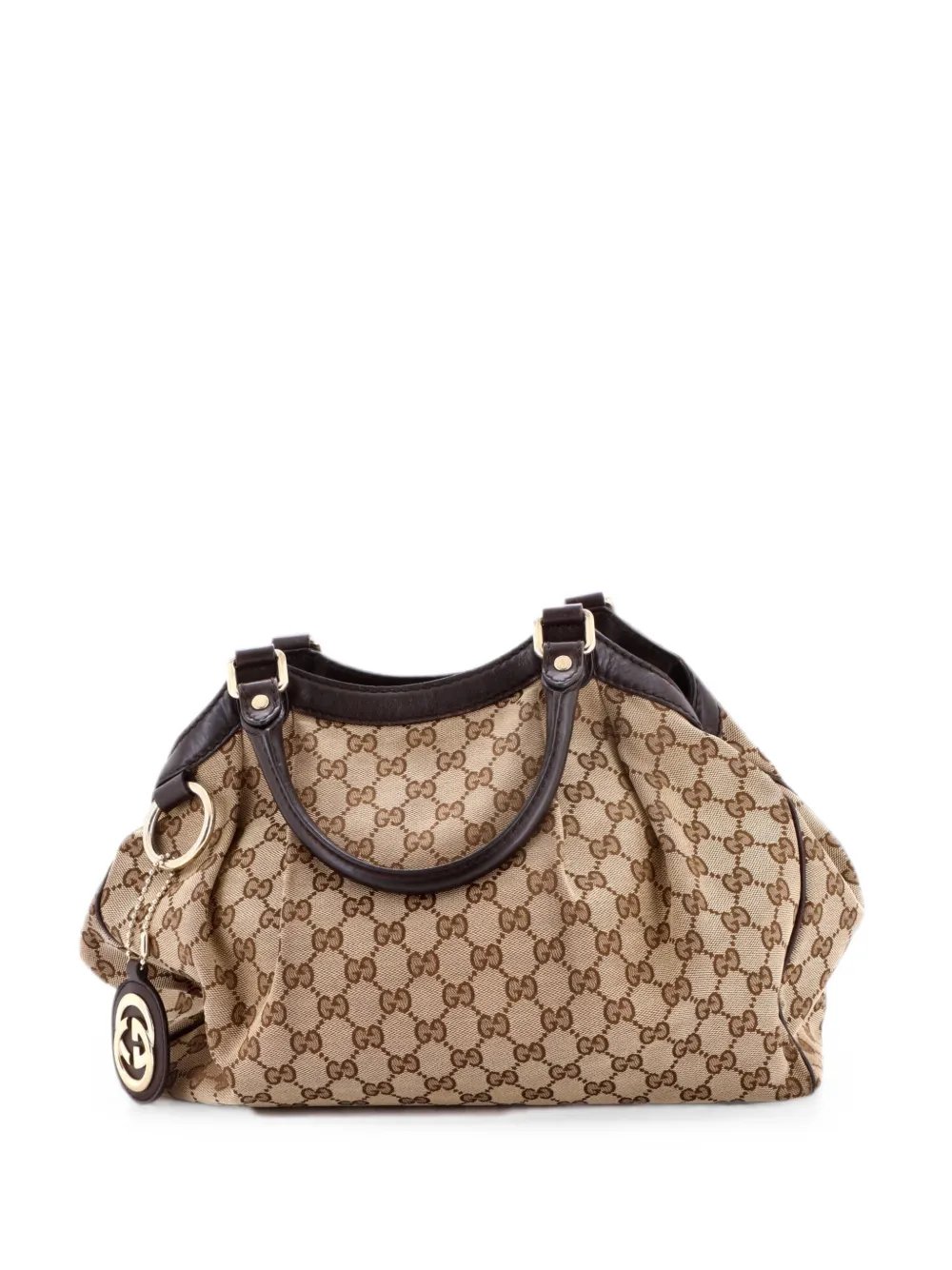 Sukey GG Canvas with Leather Medium tote bag
