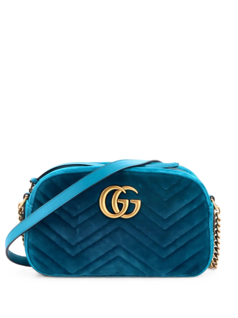 GG Marmont Shoulder Bag Matelasse Velvet Small crossbody bag