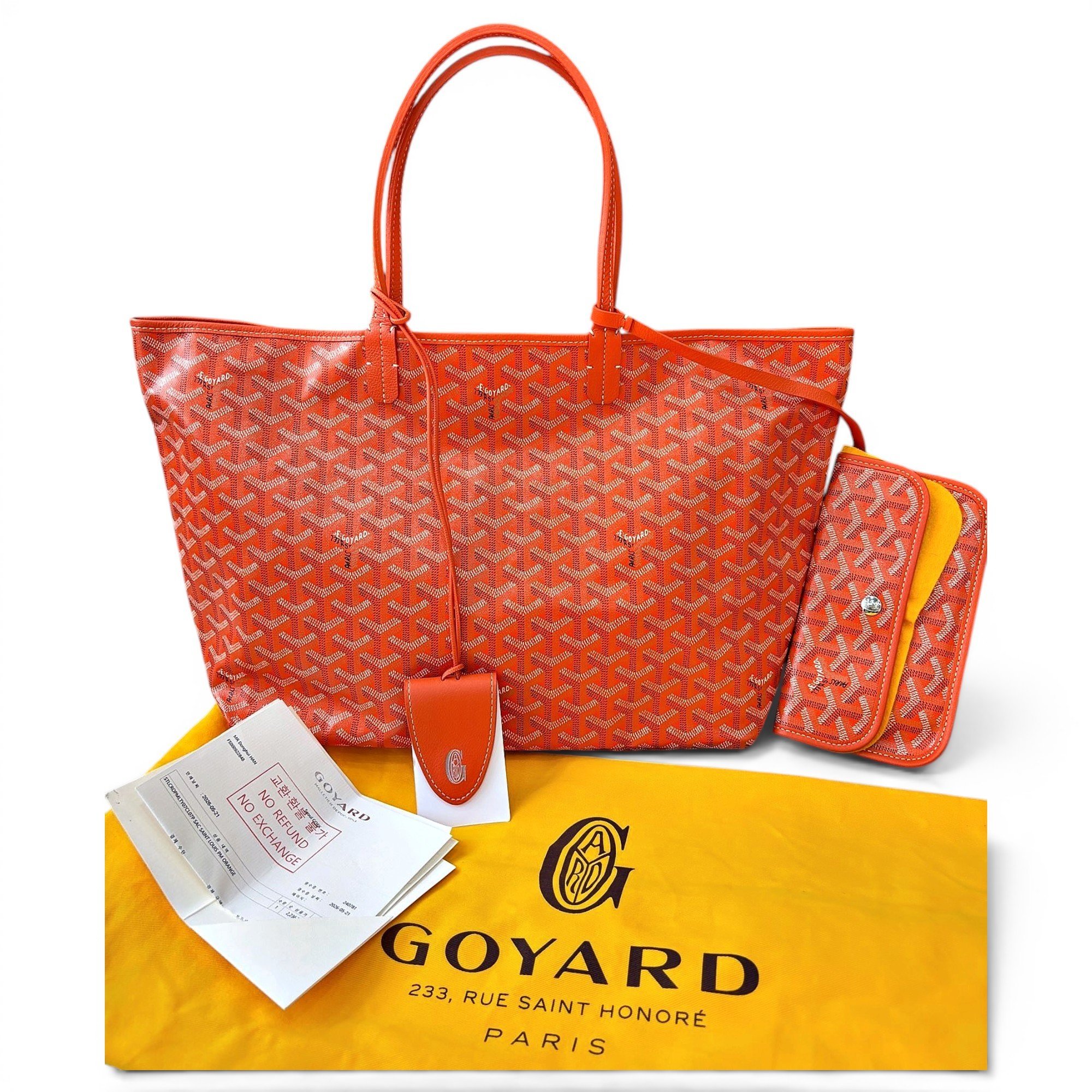 Leather tote