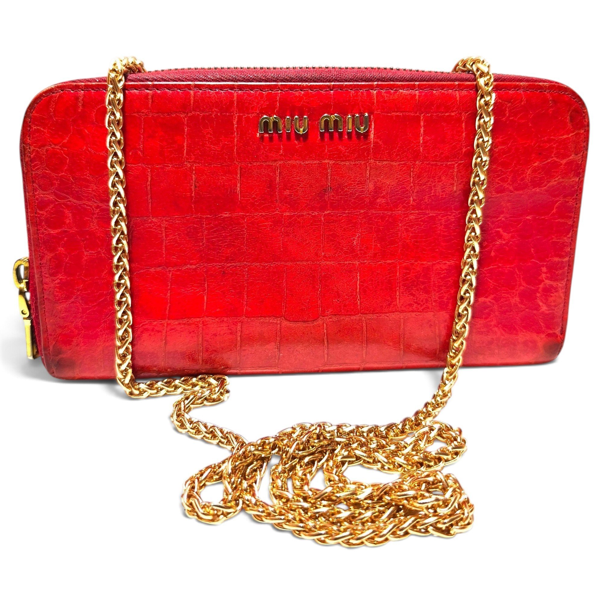 Leather crossbody bag