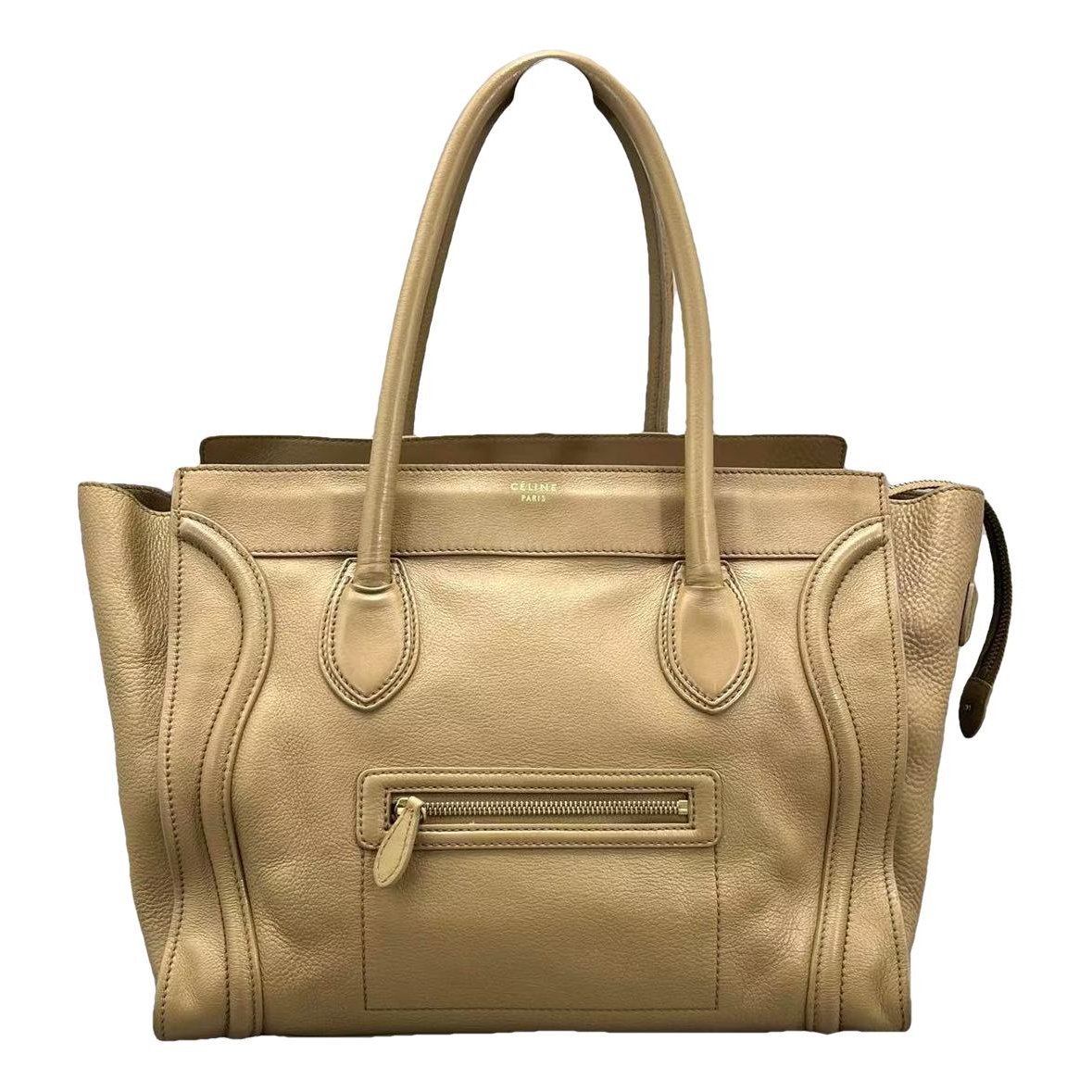 Luggage leather handbag