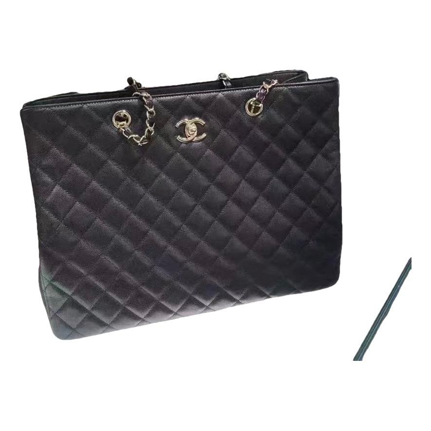Classic CC Shopping leather tote