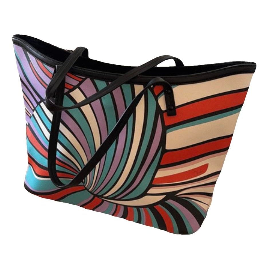Leather tote