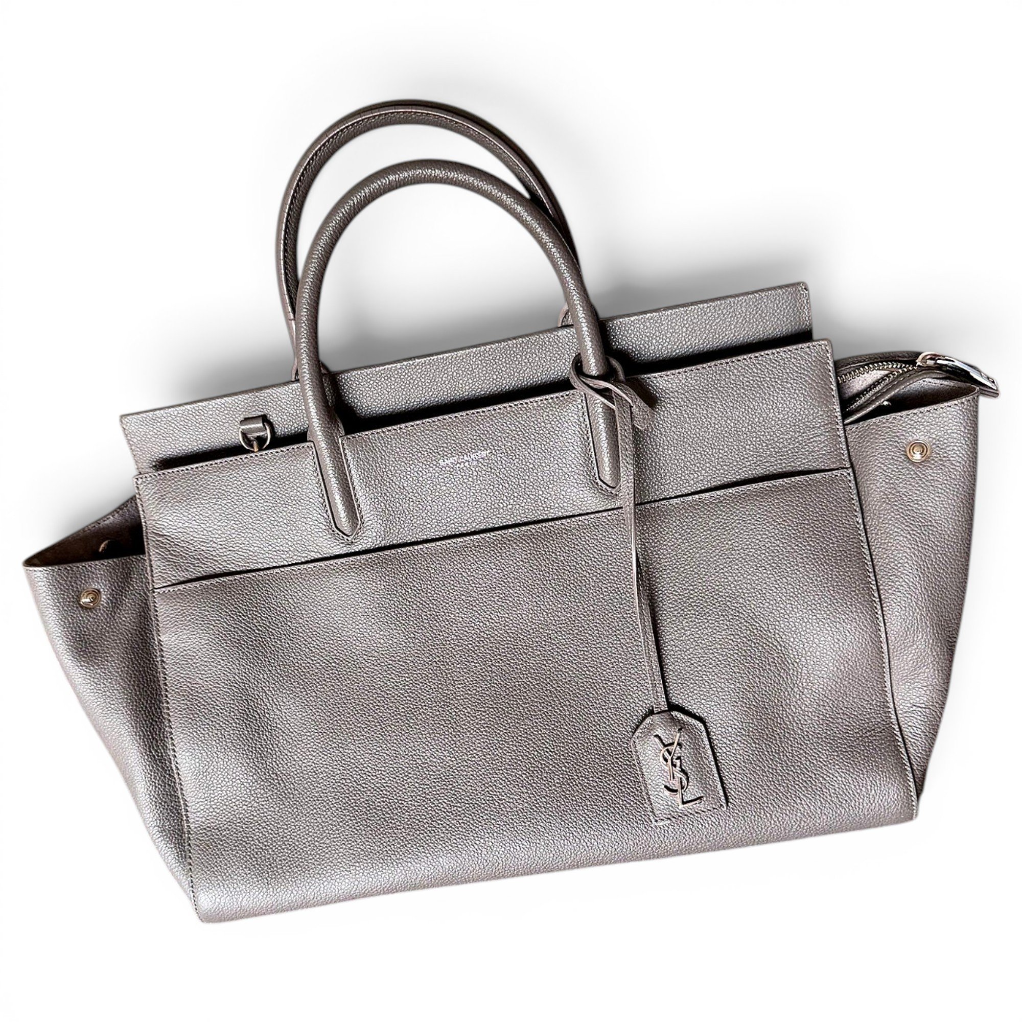Leather tote