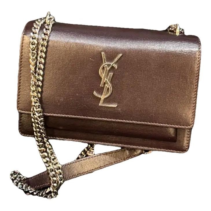 Sunset leather handbag