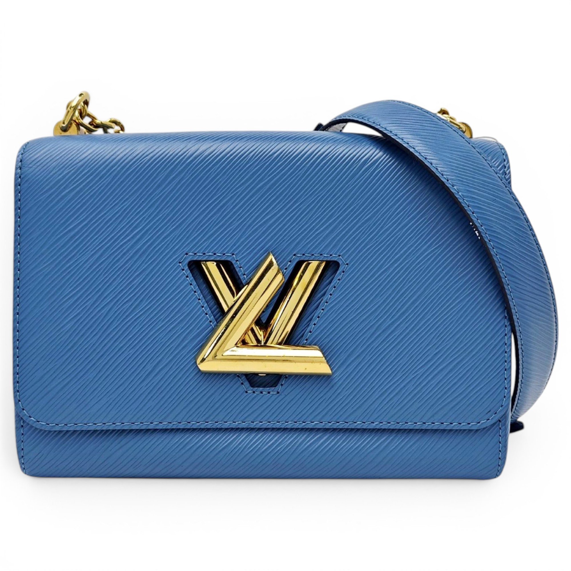 Twist leather handbag