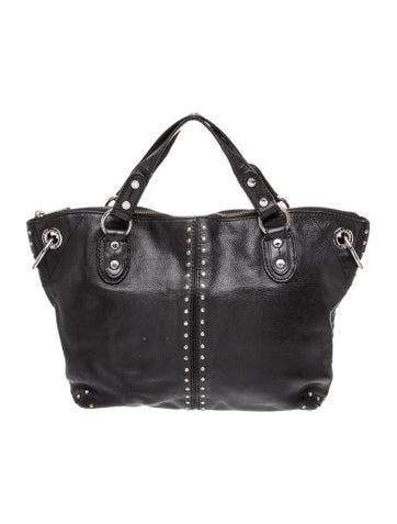 Leather Top Handle Bag