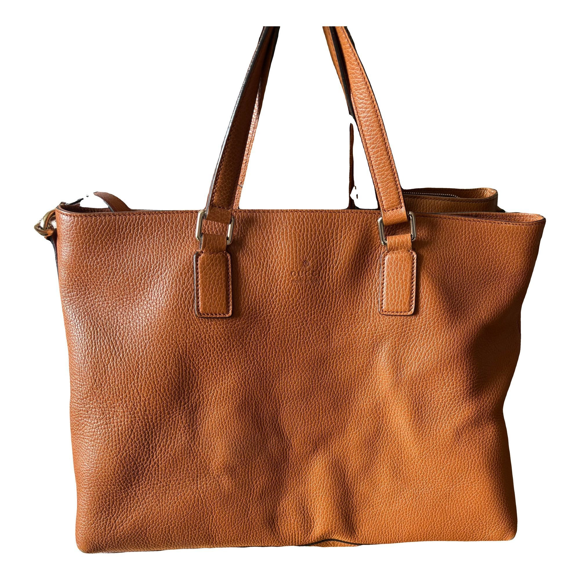 Leather tote
