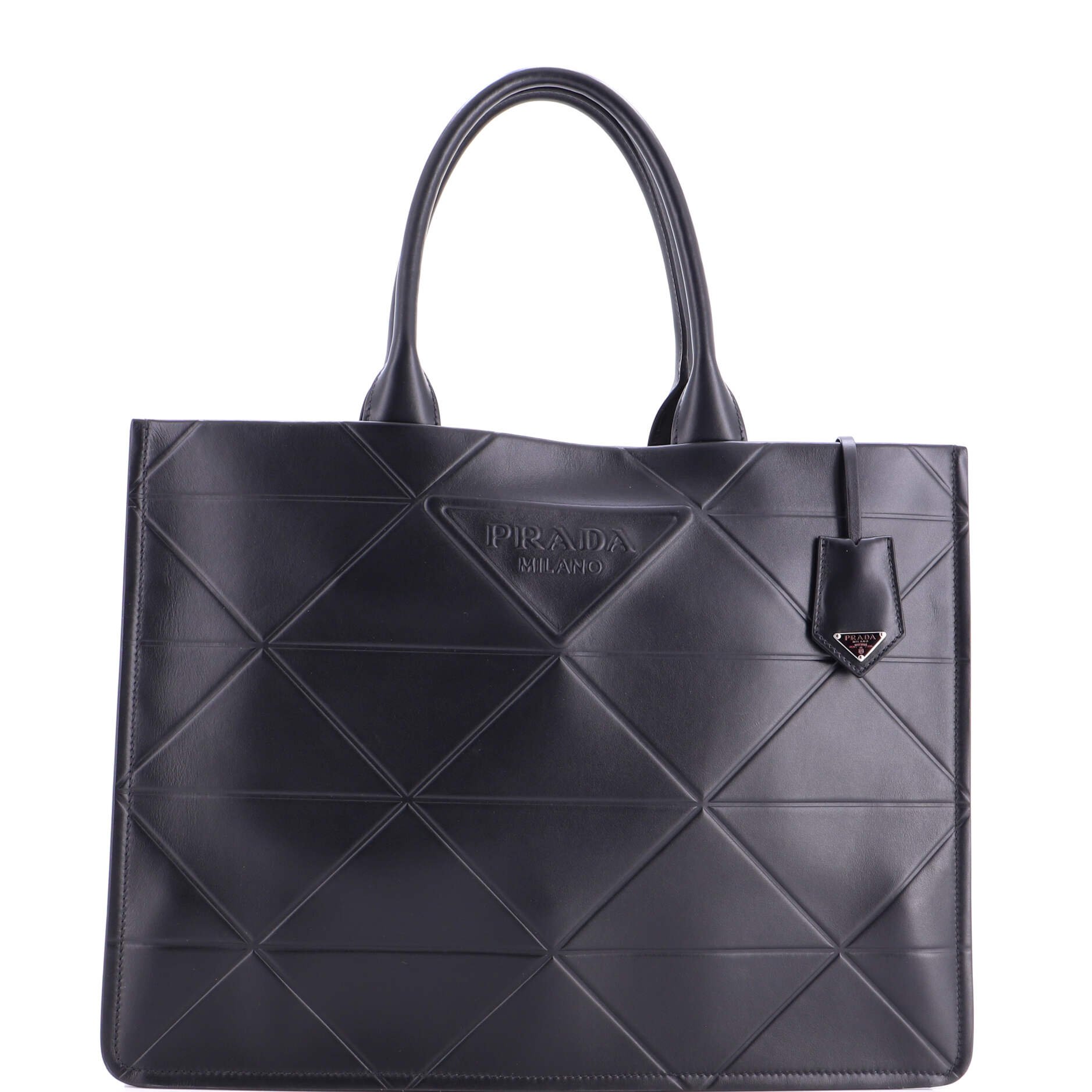 Symbole Shopper Tote Embossed Leather Large