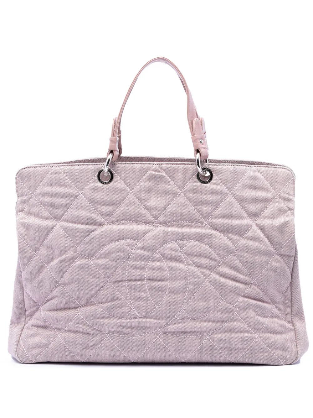 2008-2009 Large CC Quilted Denim tote bag