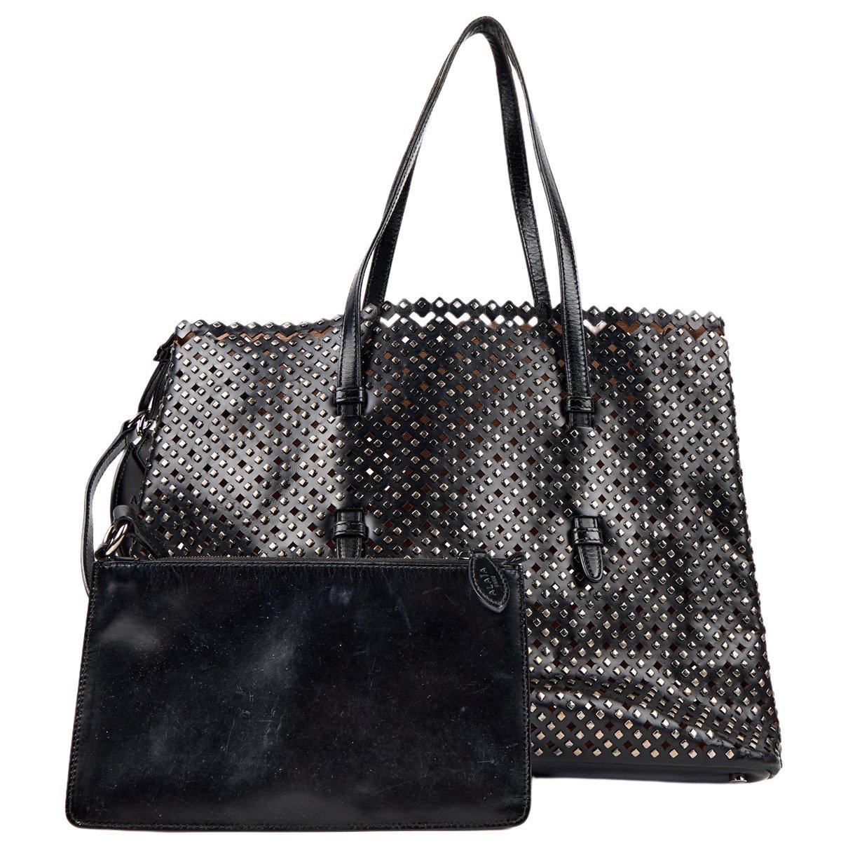 Leather tote